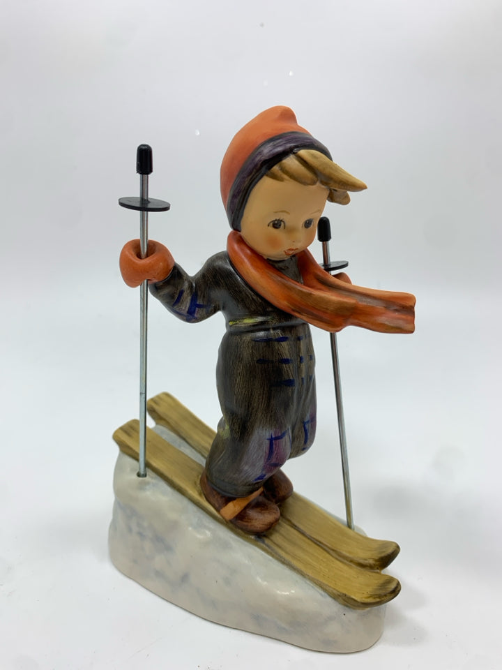 HUMMEL SKIIER FIGURINE.