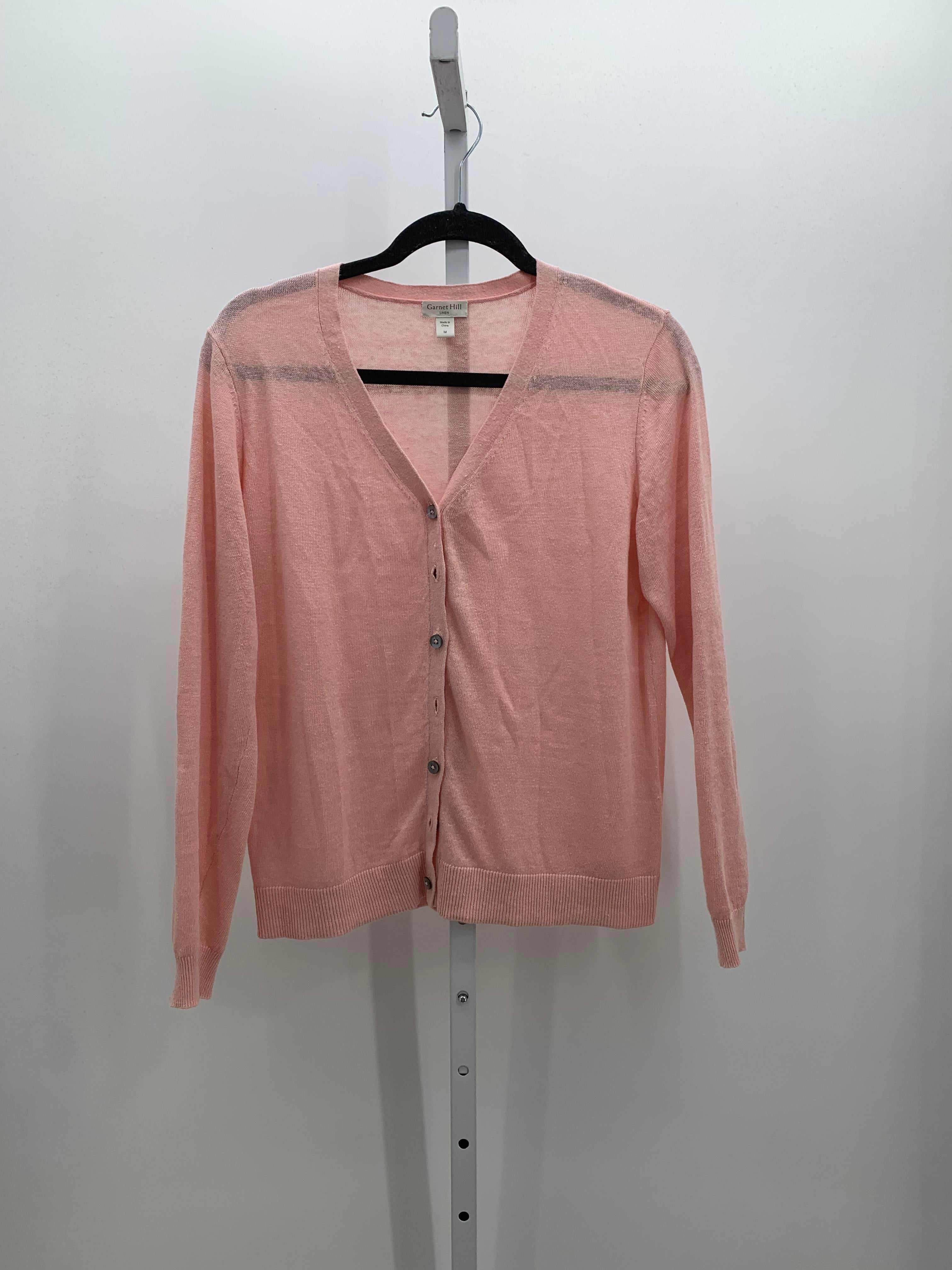 Garnet Hill Size Medium Misses Long Slv Sweater