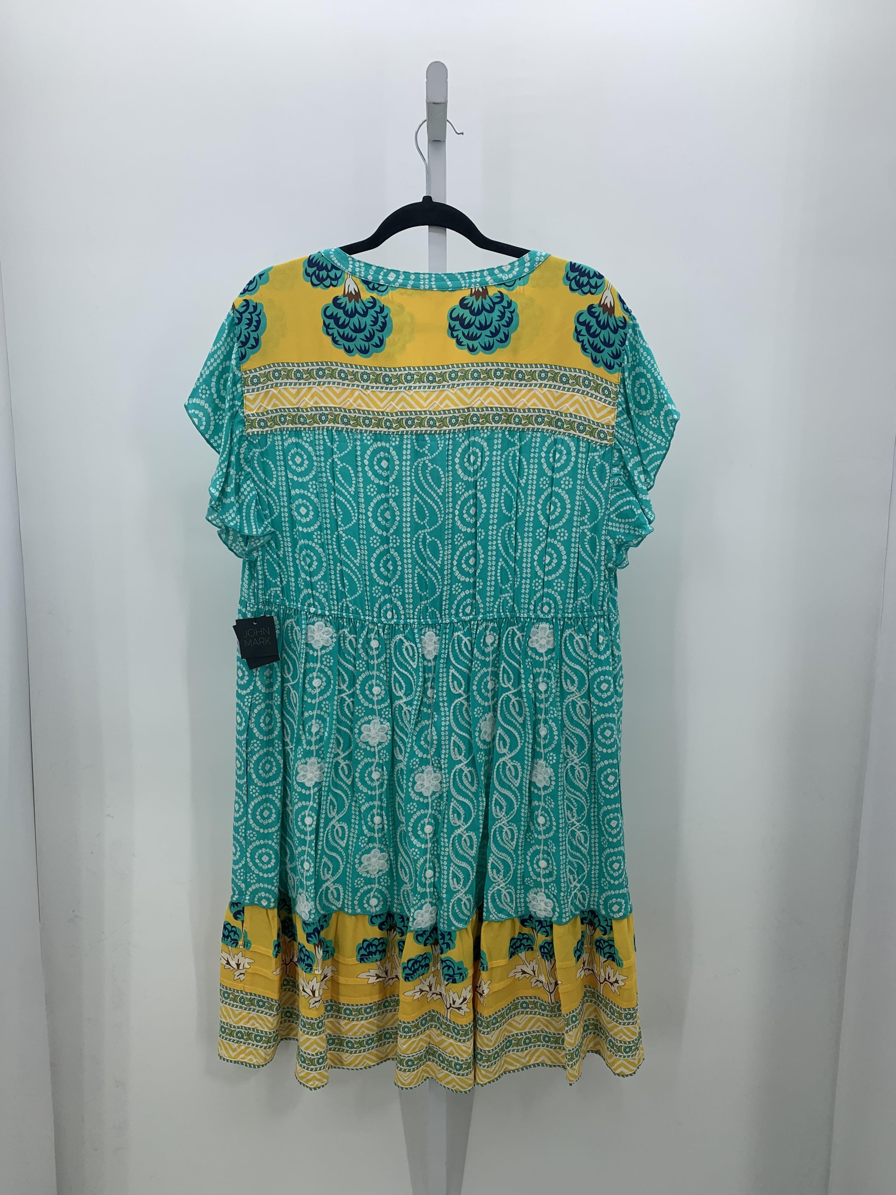 Size Extra Large Misses Short Sleeve Dress