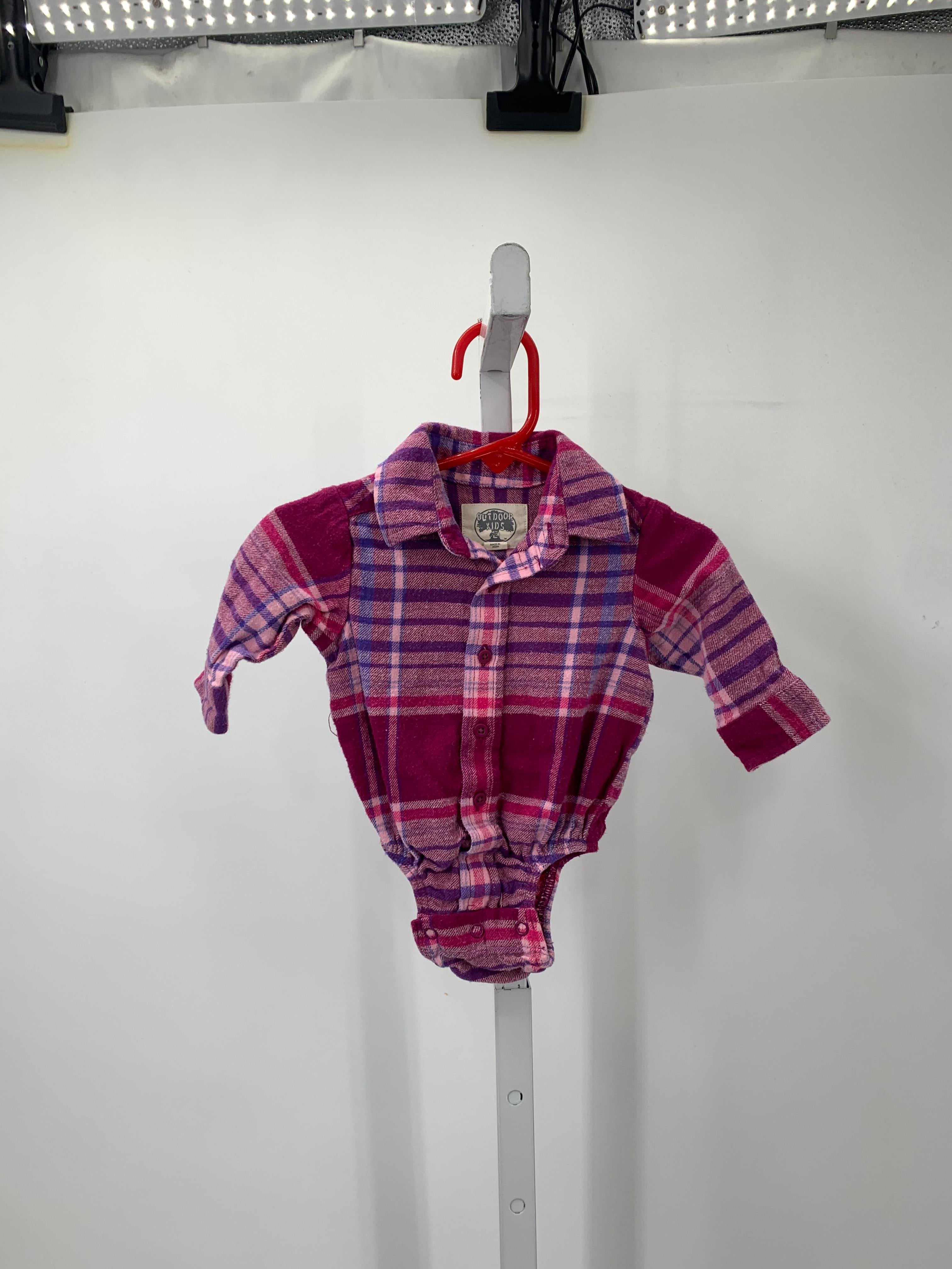 Size 0-3 months Girls Long Sleeve Shirt