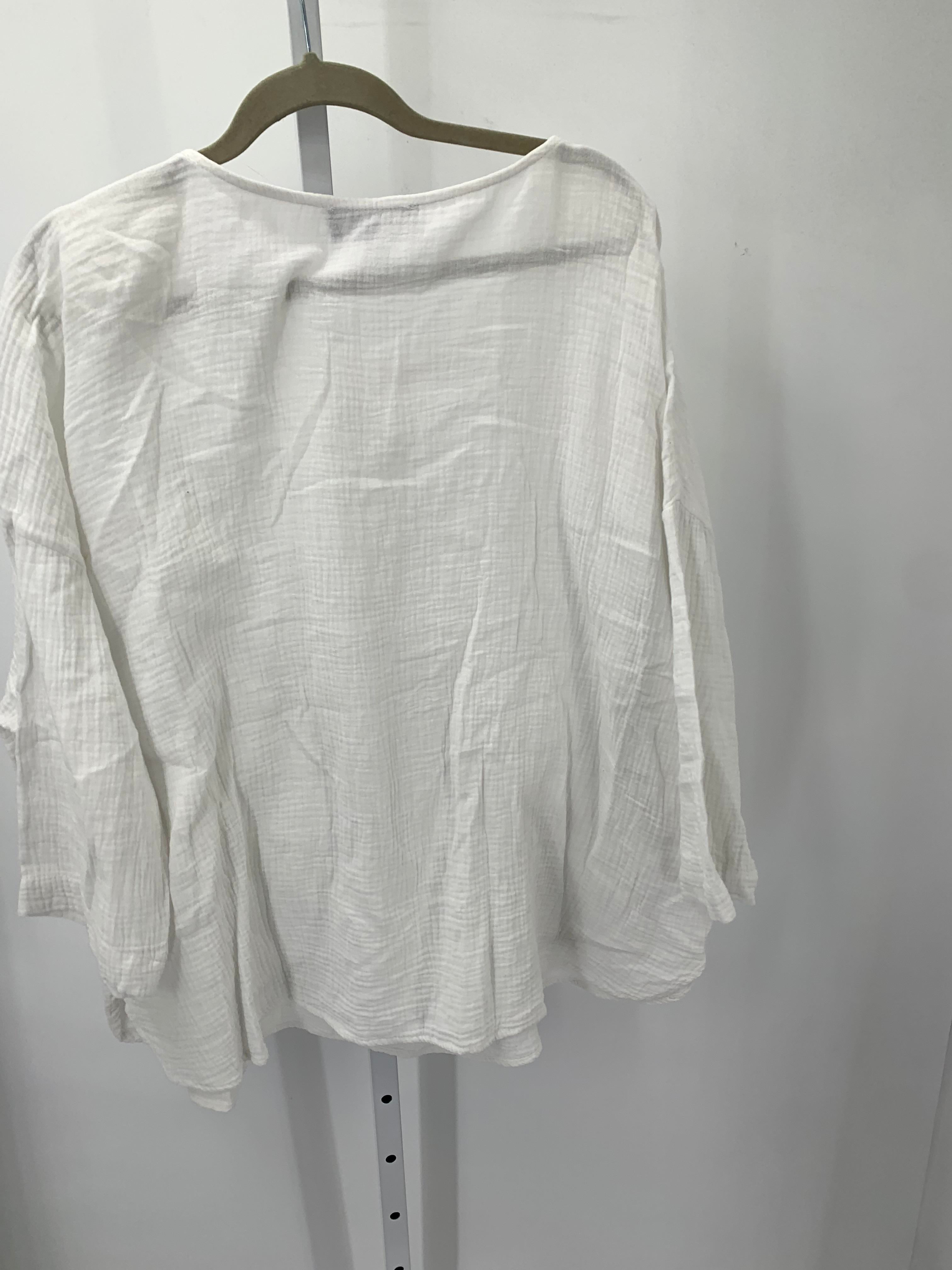 Jones New York Size 3X Womens 3/4 Sleeve Shirt