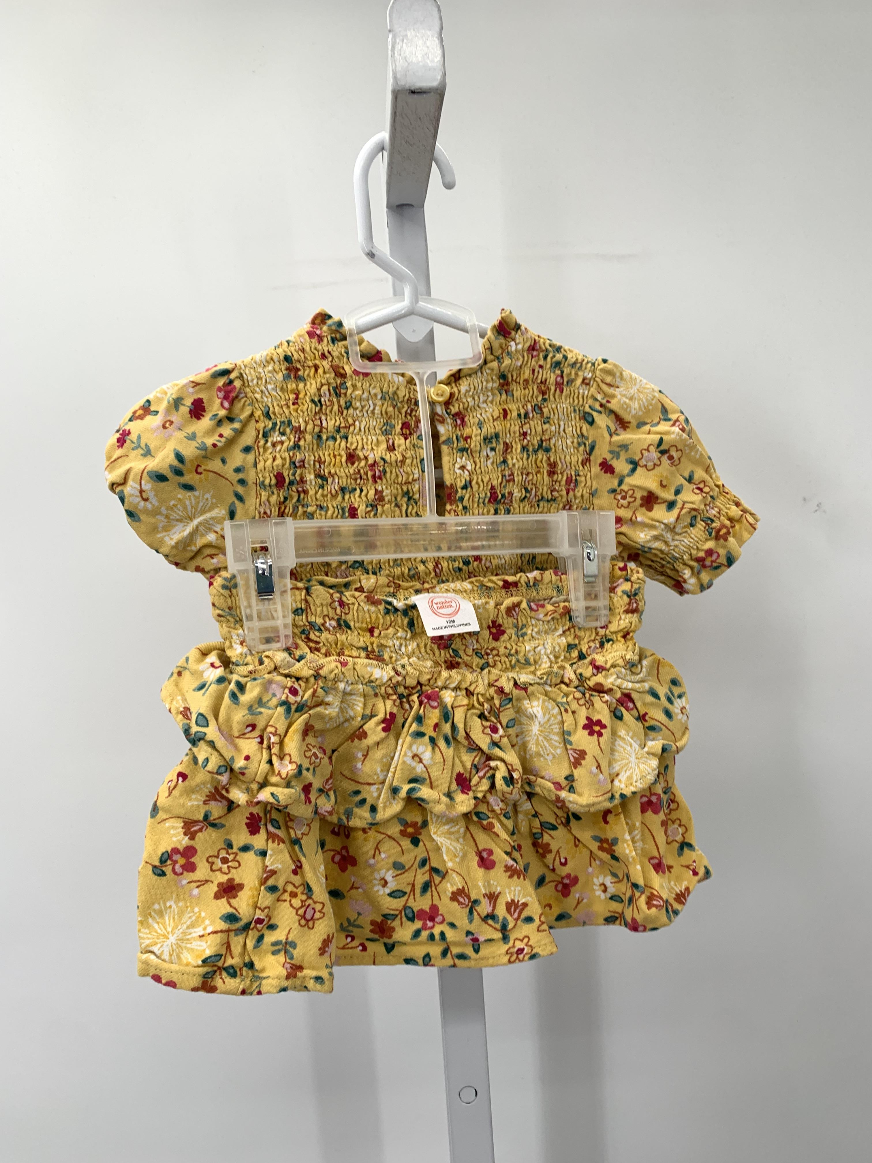Wonder Nation Size 12 Months Girls 2 Pieces