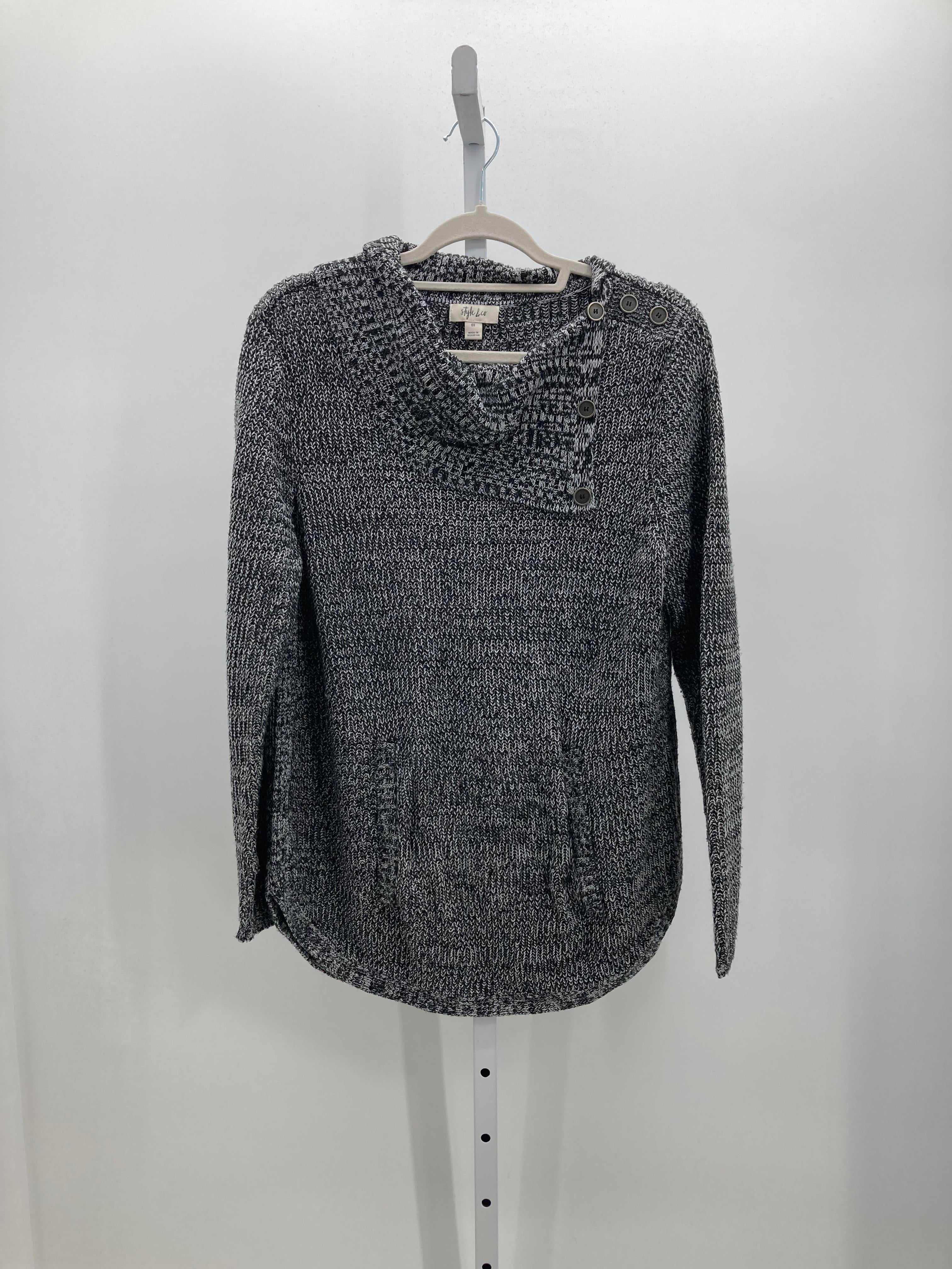 Style & Co. Size 0X Womens Long Slv Sweater