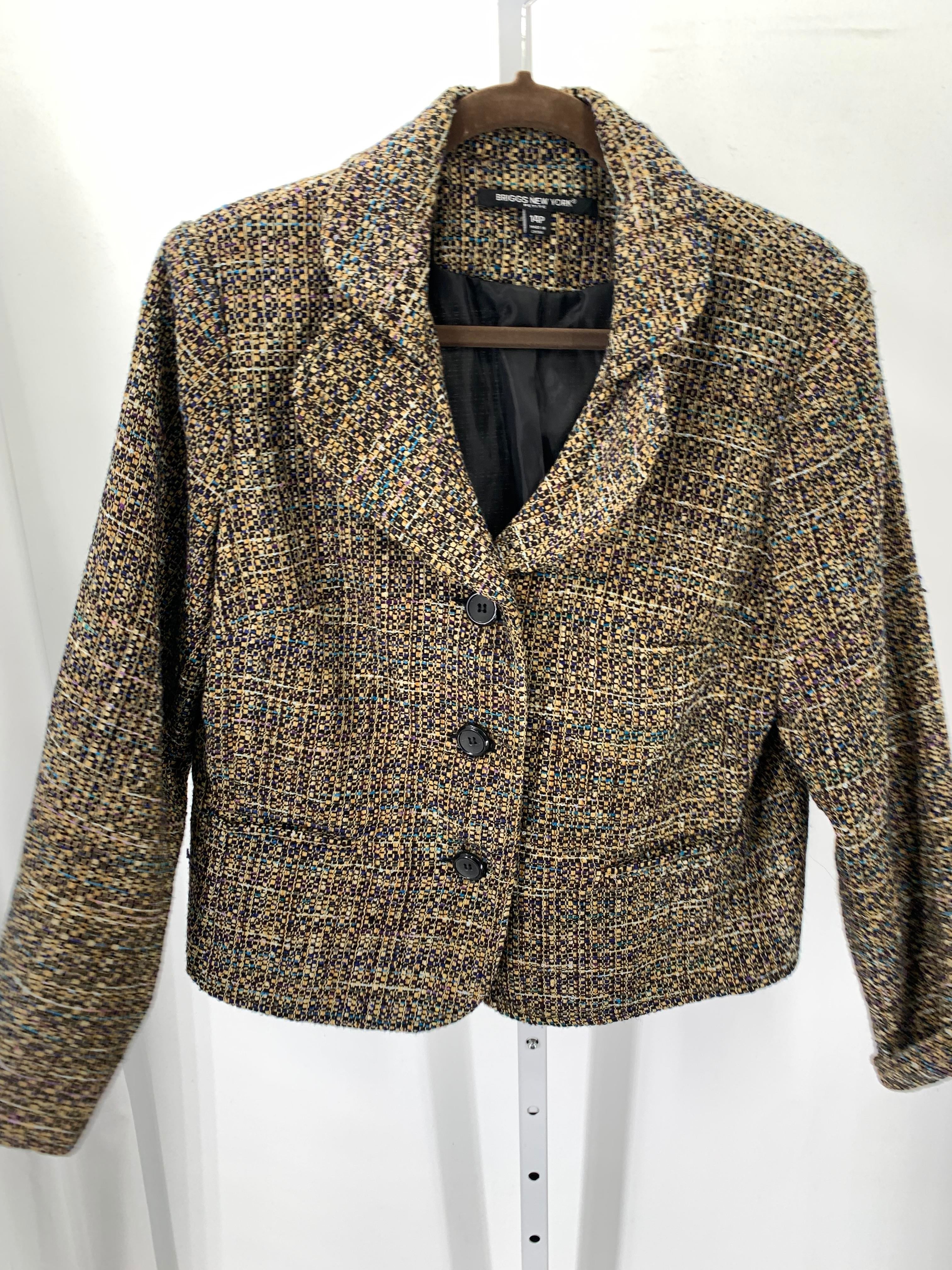 Briggs Size 14 Petite Petite Blazer
