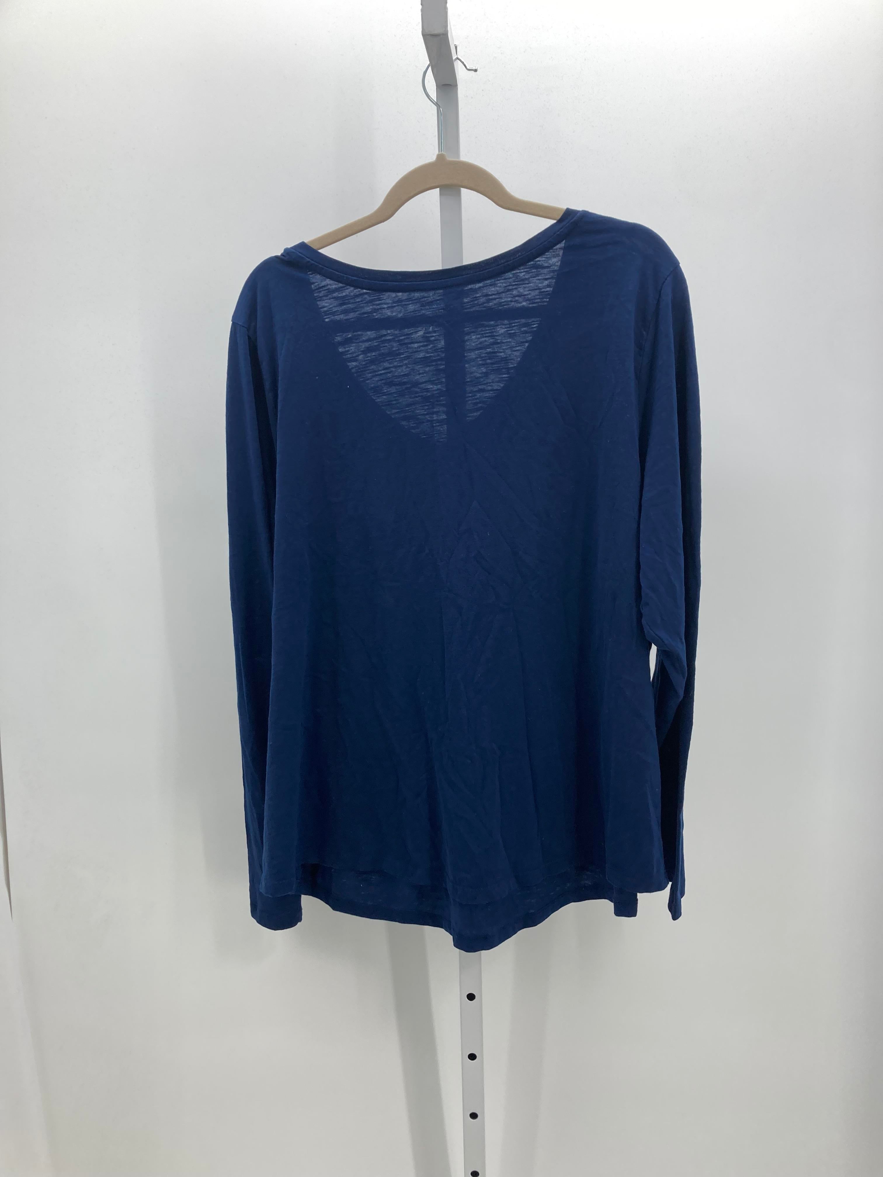 Sonoma Size 2X Womens Long Sleeve Shirt