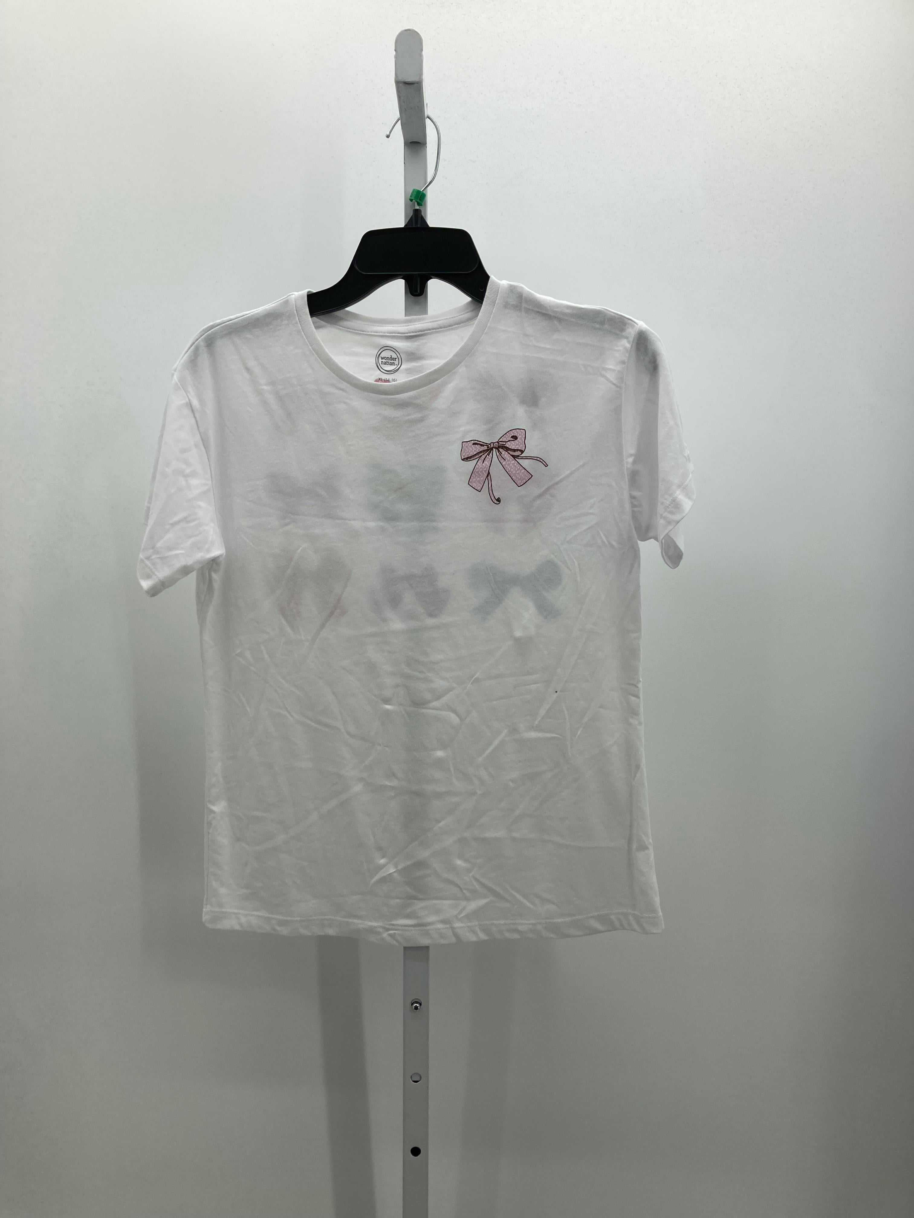 Wonder Nation Size 14-16 Girls Short Sleeve Shirt
