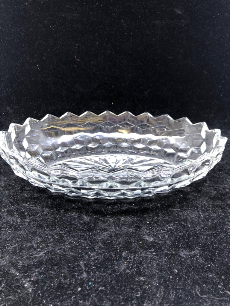 VTG CUBIST OVAL DISH.