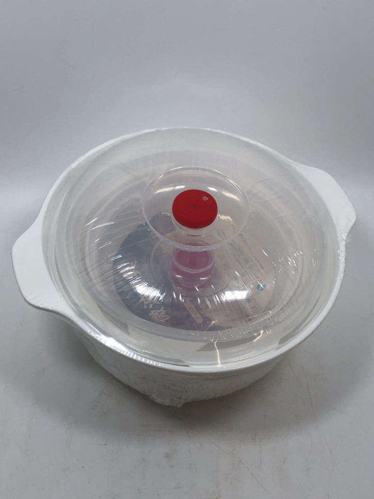 NIP 2PC MICROWAVE BOWL W/LID.