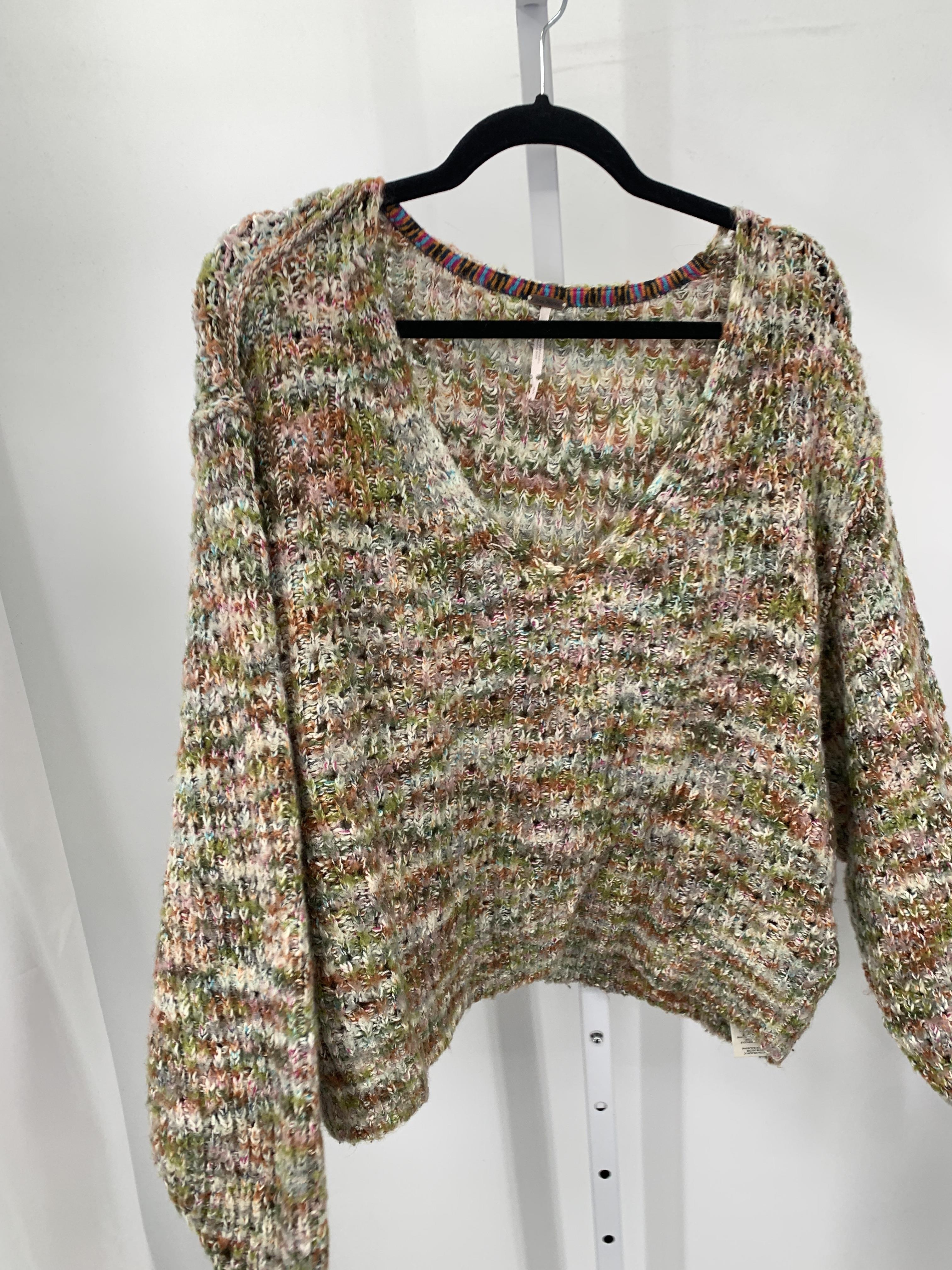 Free People Size Small Misses Long Slv Sweater