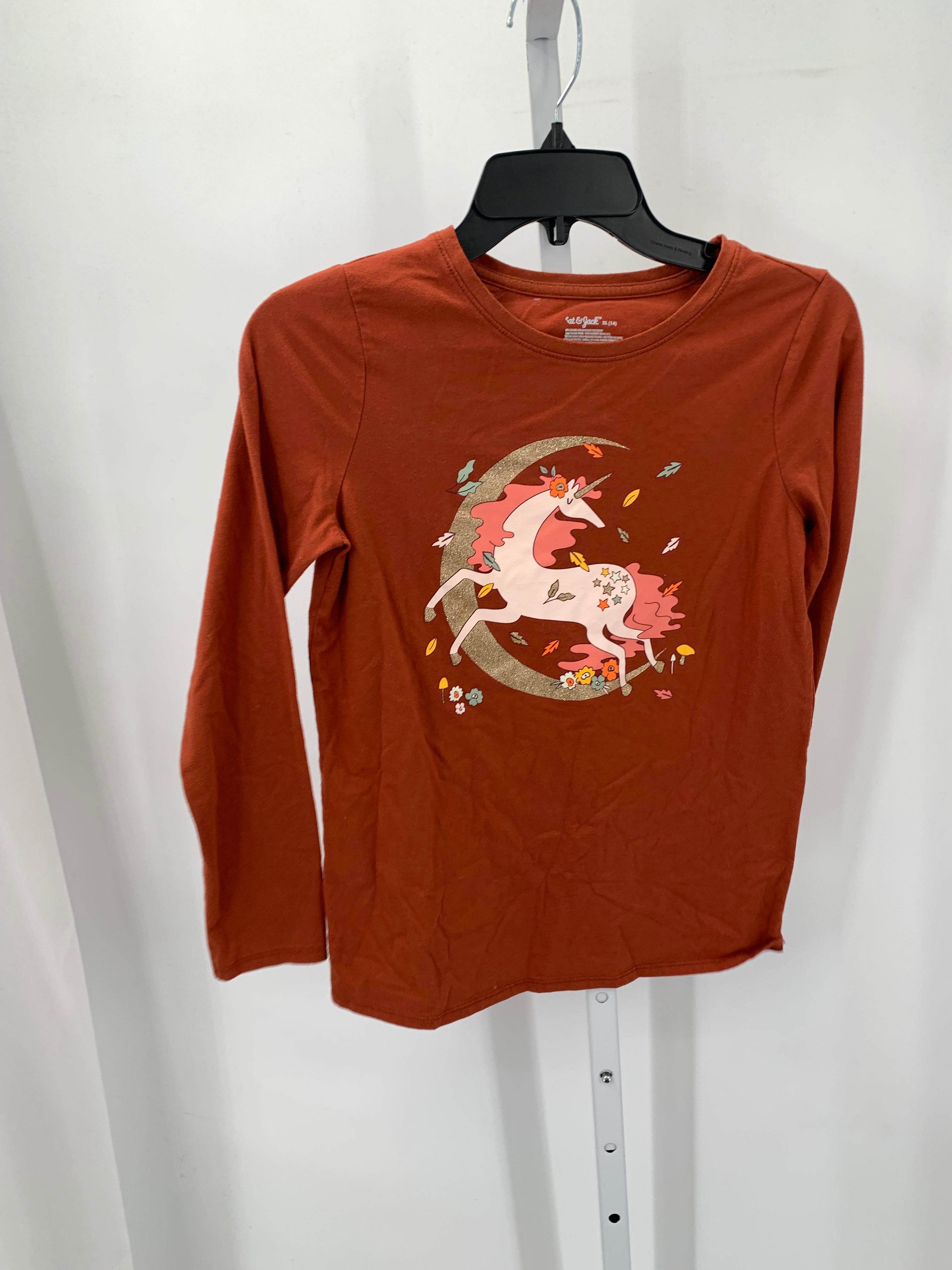 Cat & Jack Size 14 Girls Long Sleeve Shirt