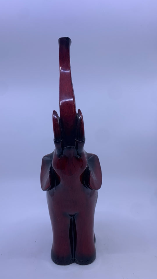 CHERRY WOOD ELEPHANT DECOR.
