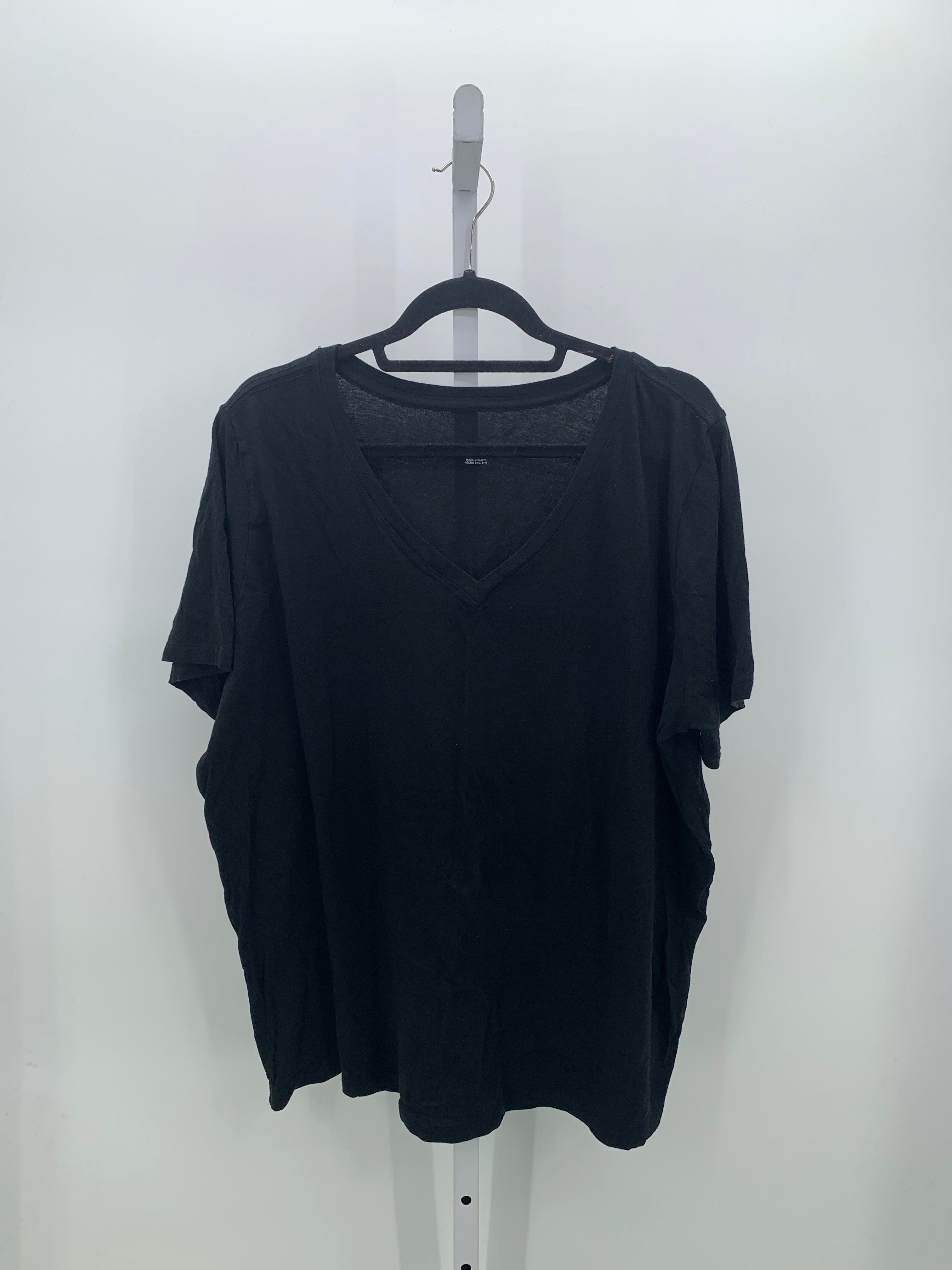 Ava & Viv Size 1X Womens Short Sleeve Shirt