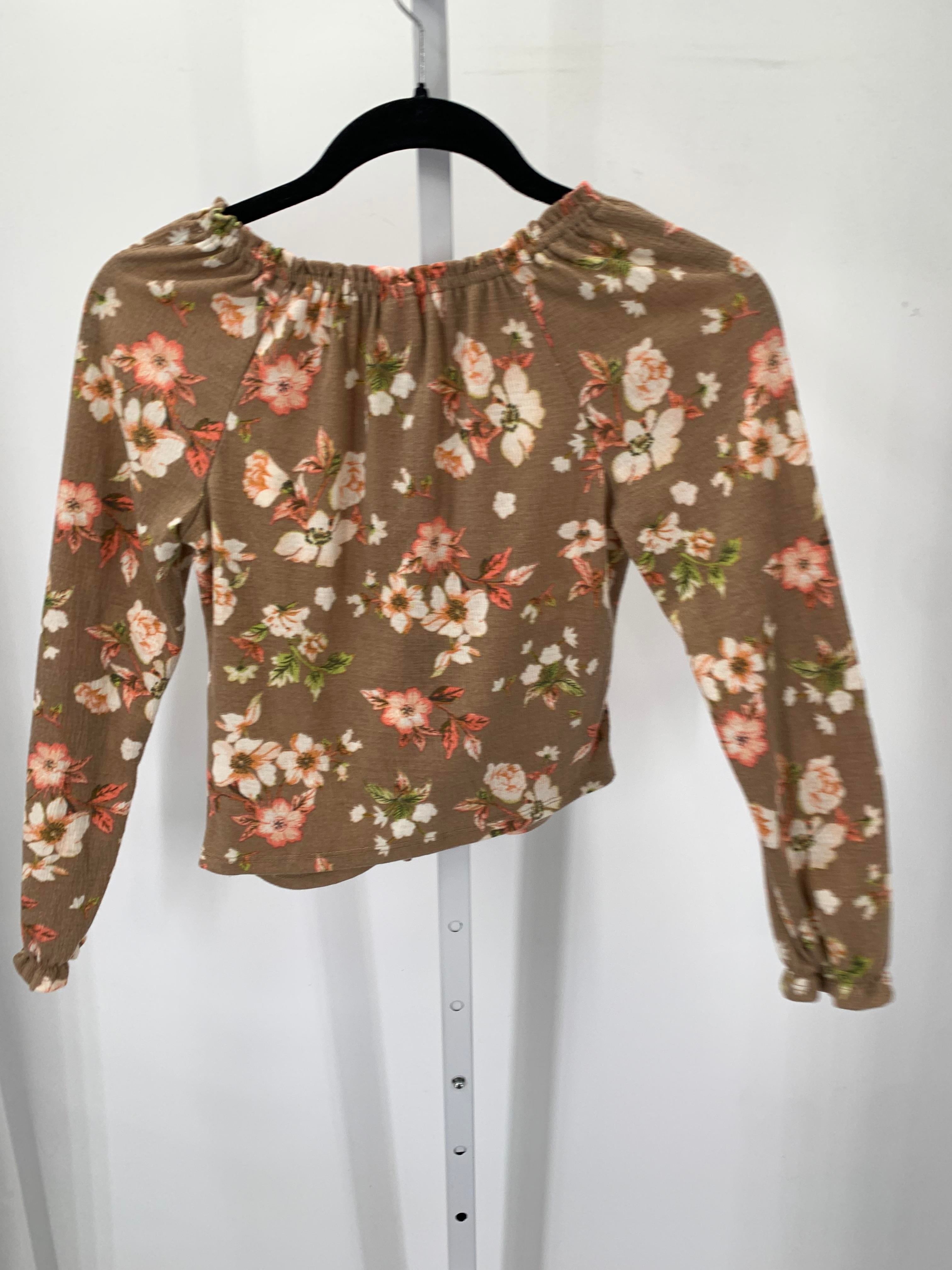 Wonder Nation Size 10-12 Girls Long Sleeve Shirt