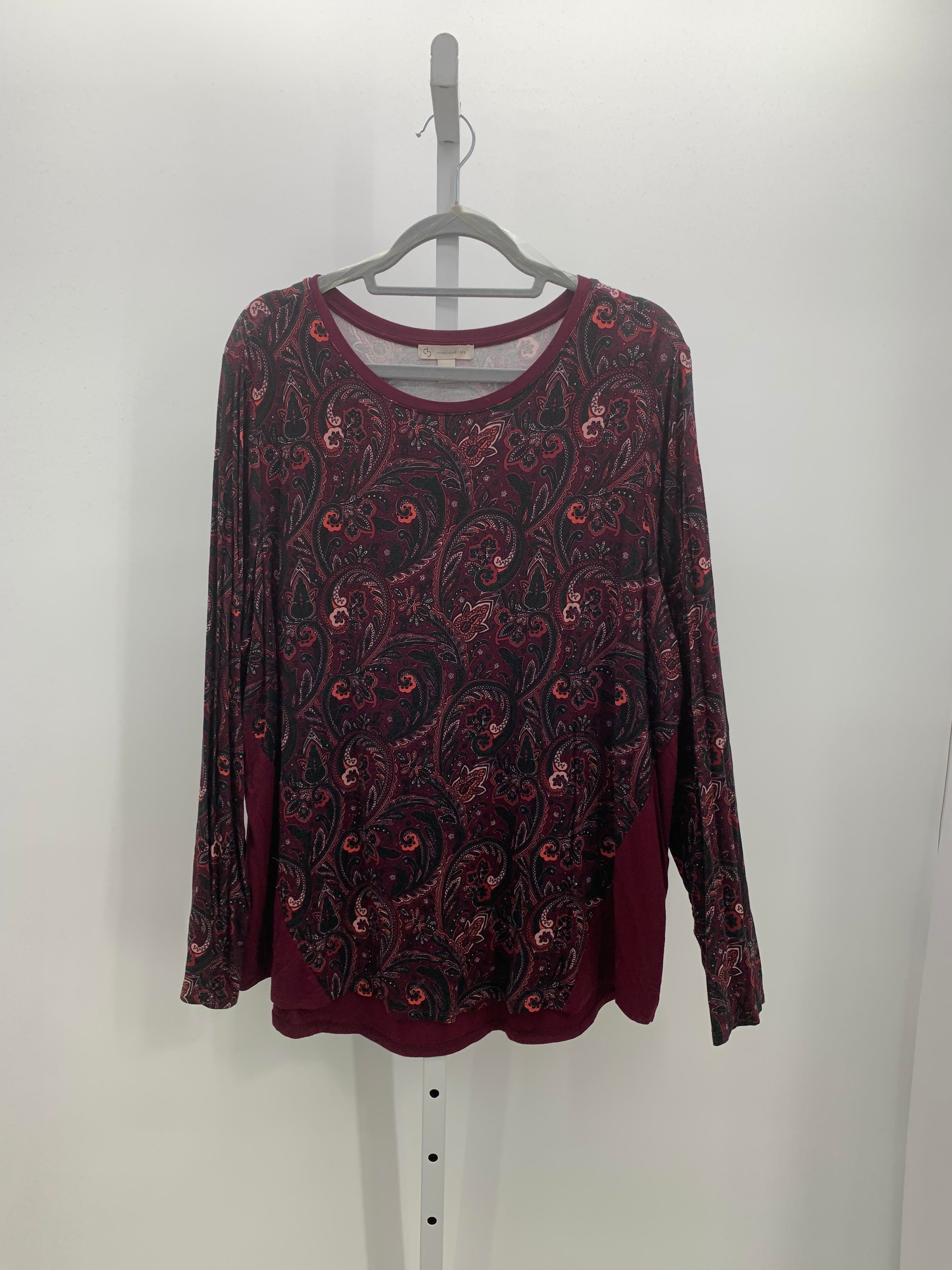 Dress Barn Size 2X Womens Long Sleeve Shirt