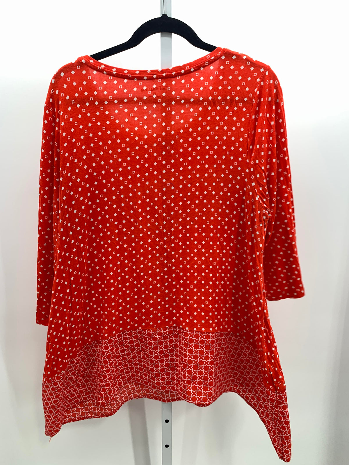 Croft & Barrow Size 1X Womens 3/4 Sleeve Shirt
