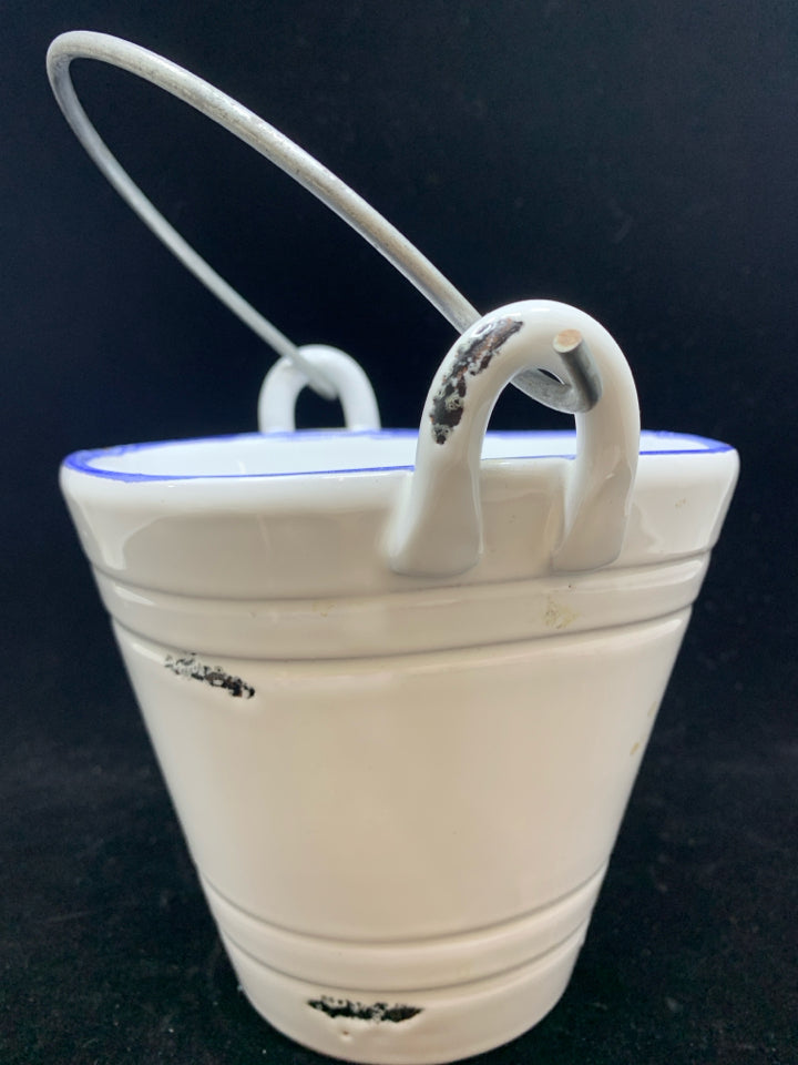 CERAMIC PAIL MADE IN ITALY.