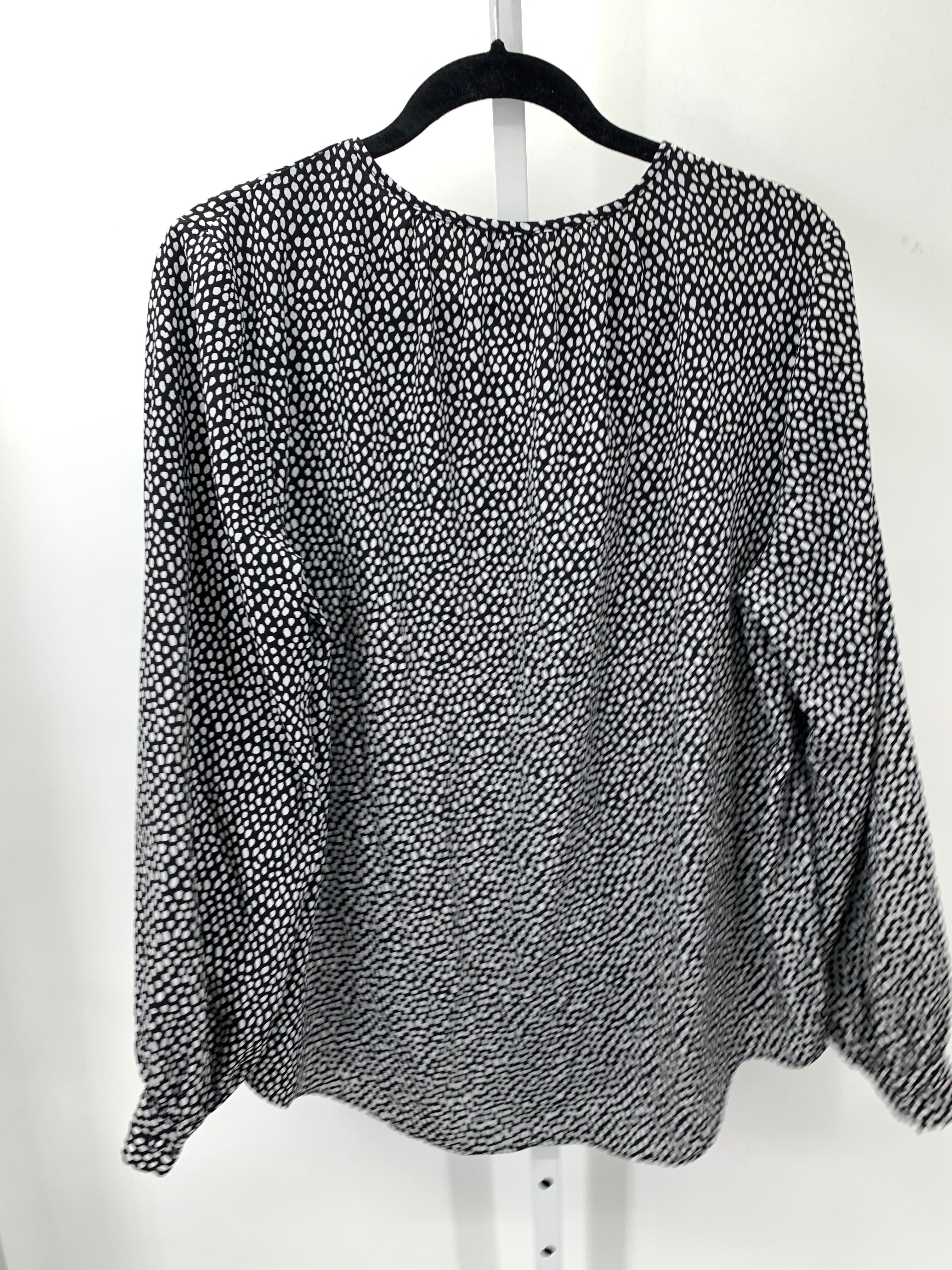 Nine West Size Extra Large Misses Long Sleeve Shirt