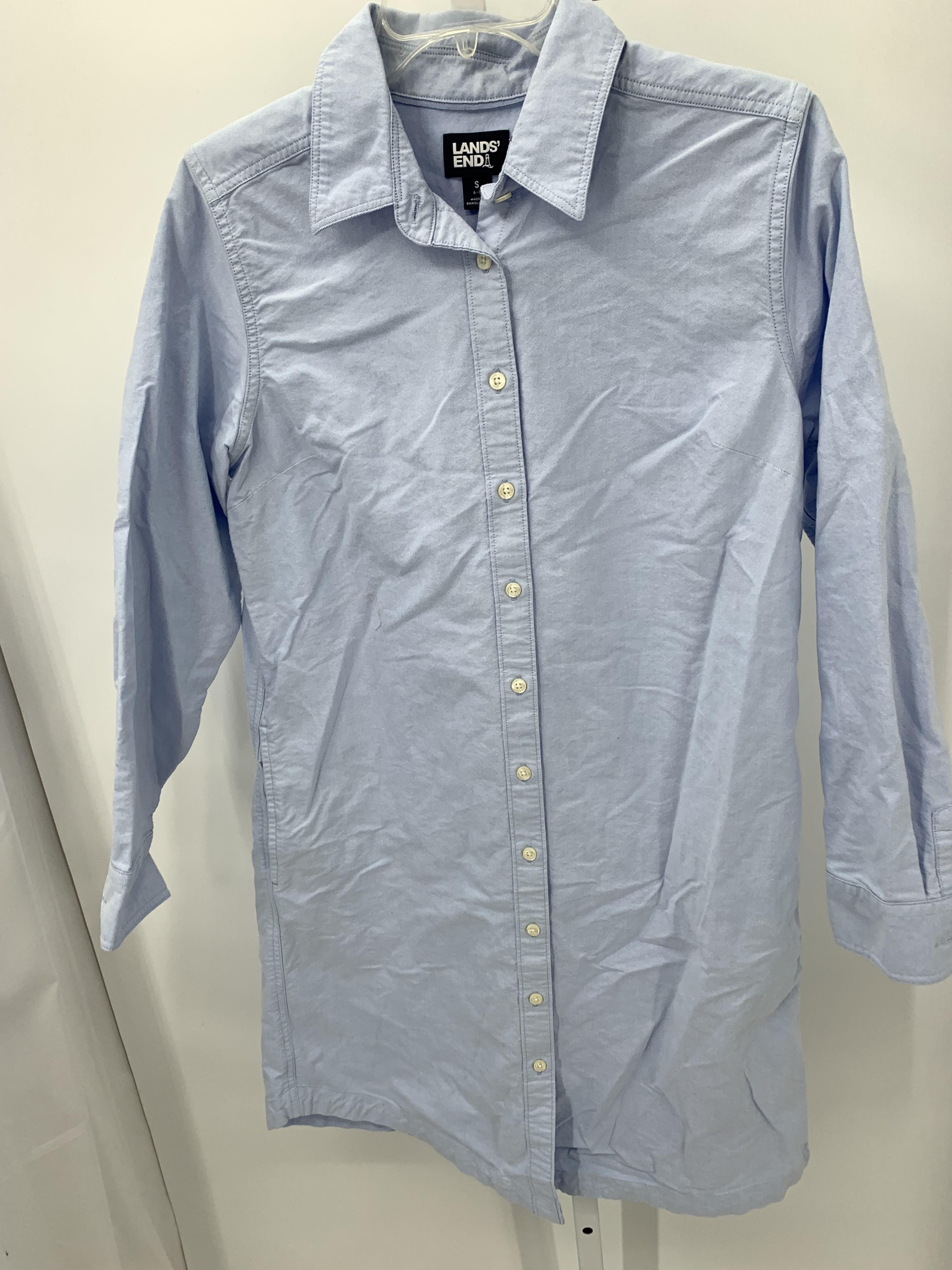 Lands End Size Small Misses Long Sleeve Dress