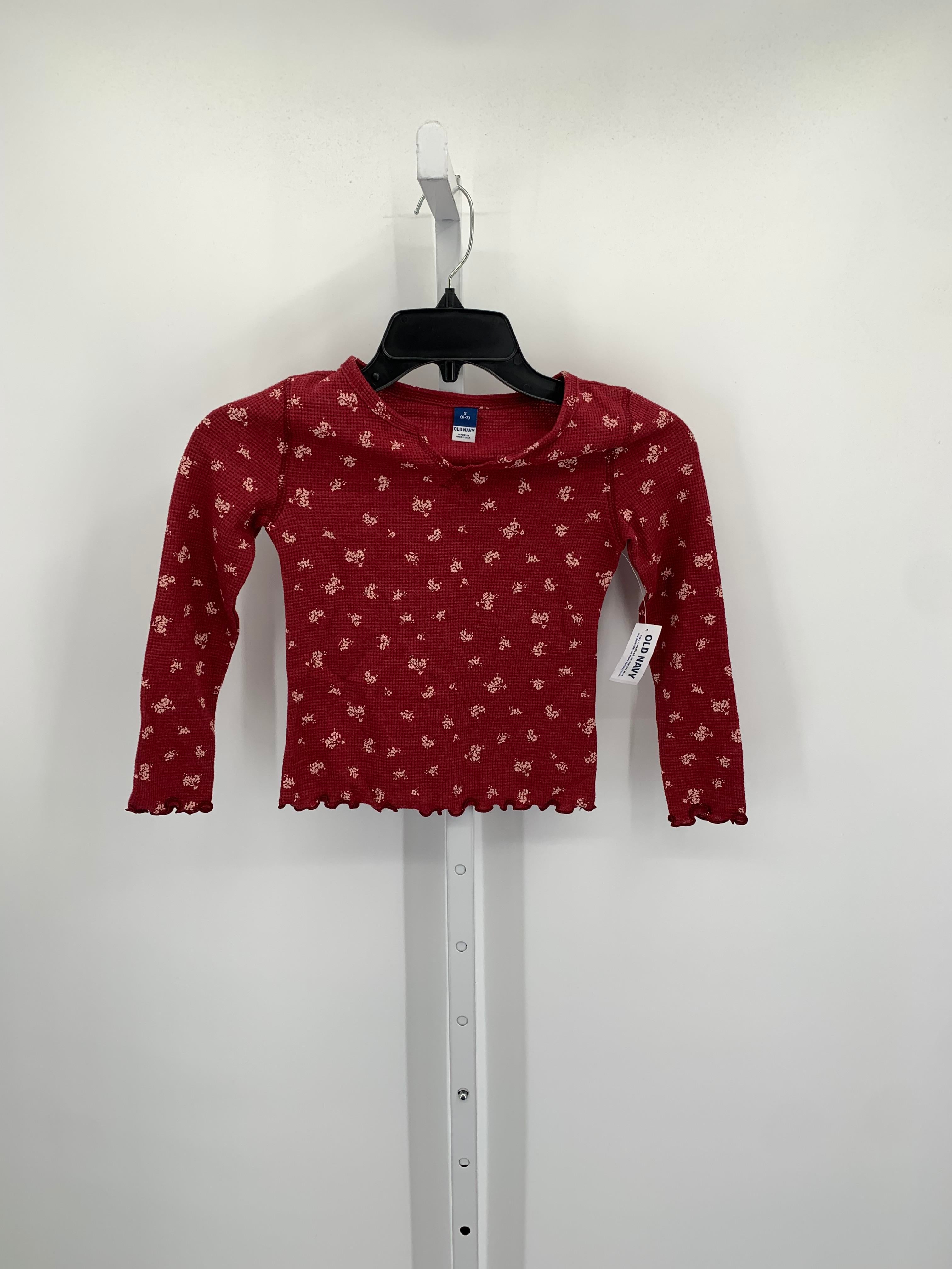 Old Navy Size 6-7 Girls Long Sleeve Shirt