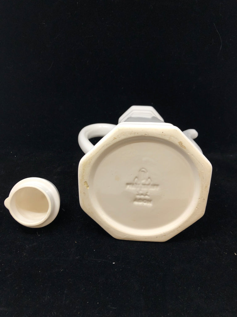 TALL WHITE COFFEE POT PFALTZGRAFF.