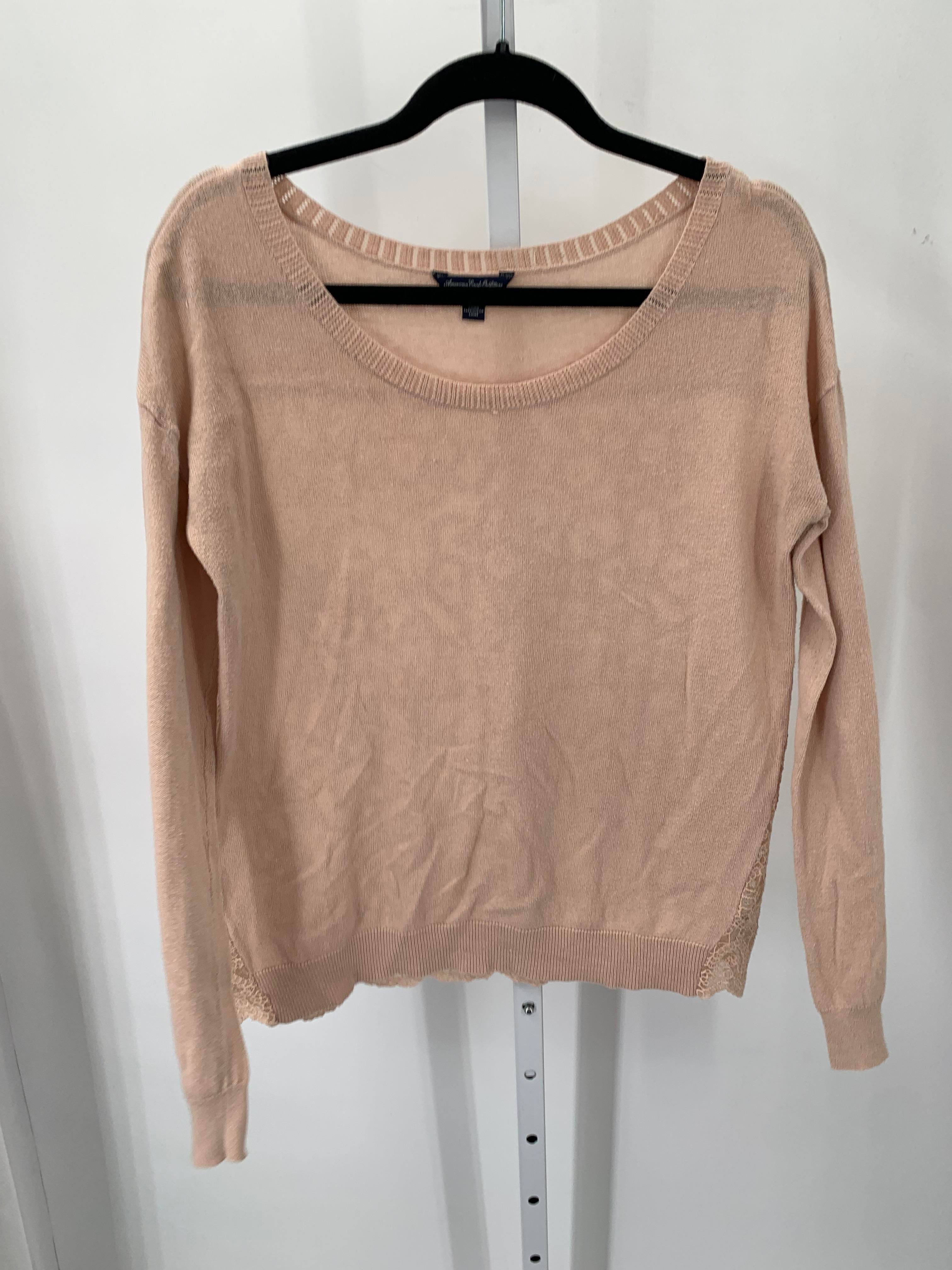 American Eagle Size Medium Juniors Long Sleeve Shirt