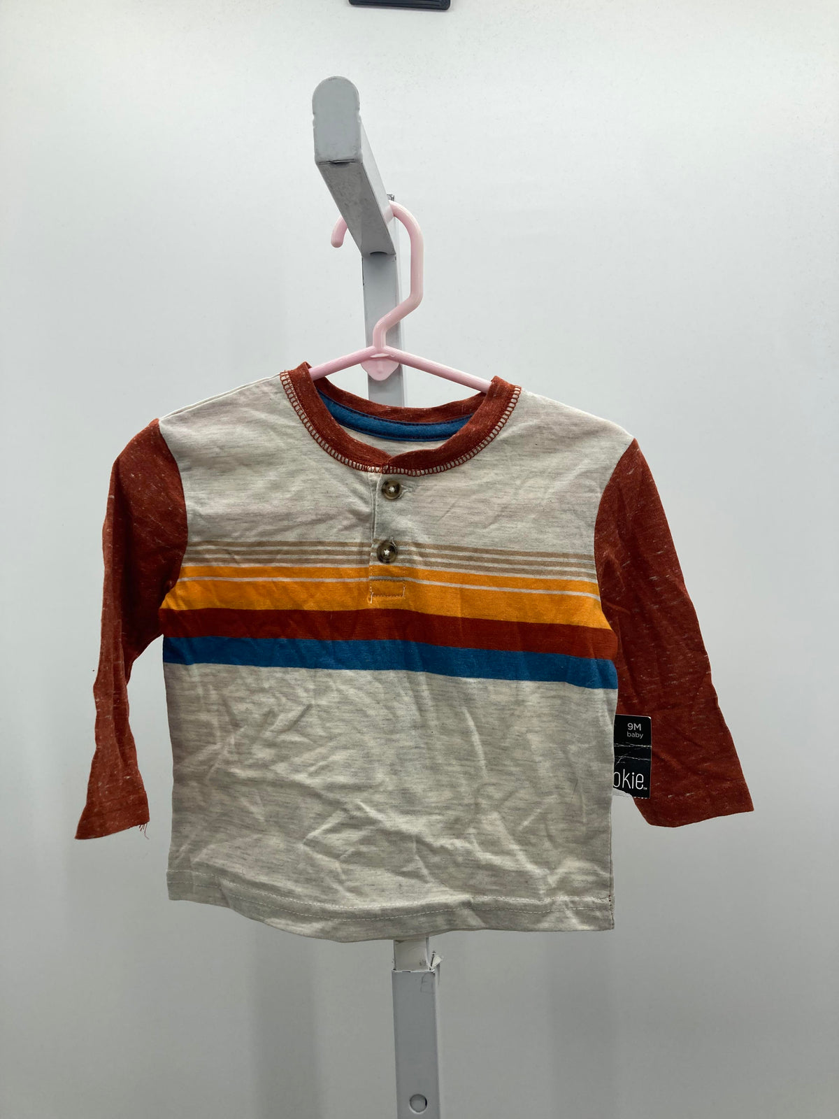 STRIPES HENLEY KNIT