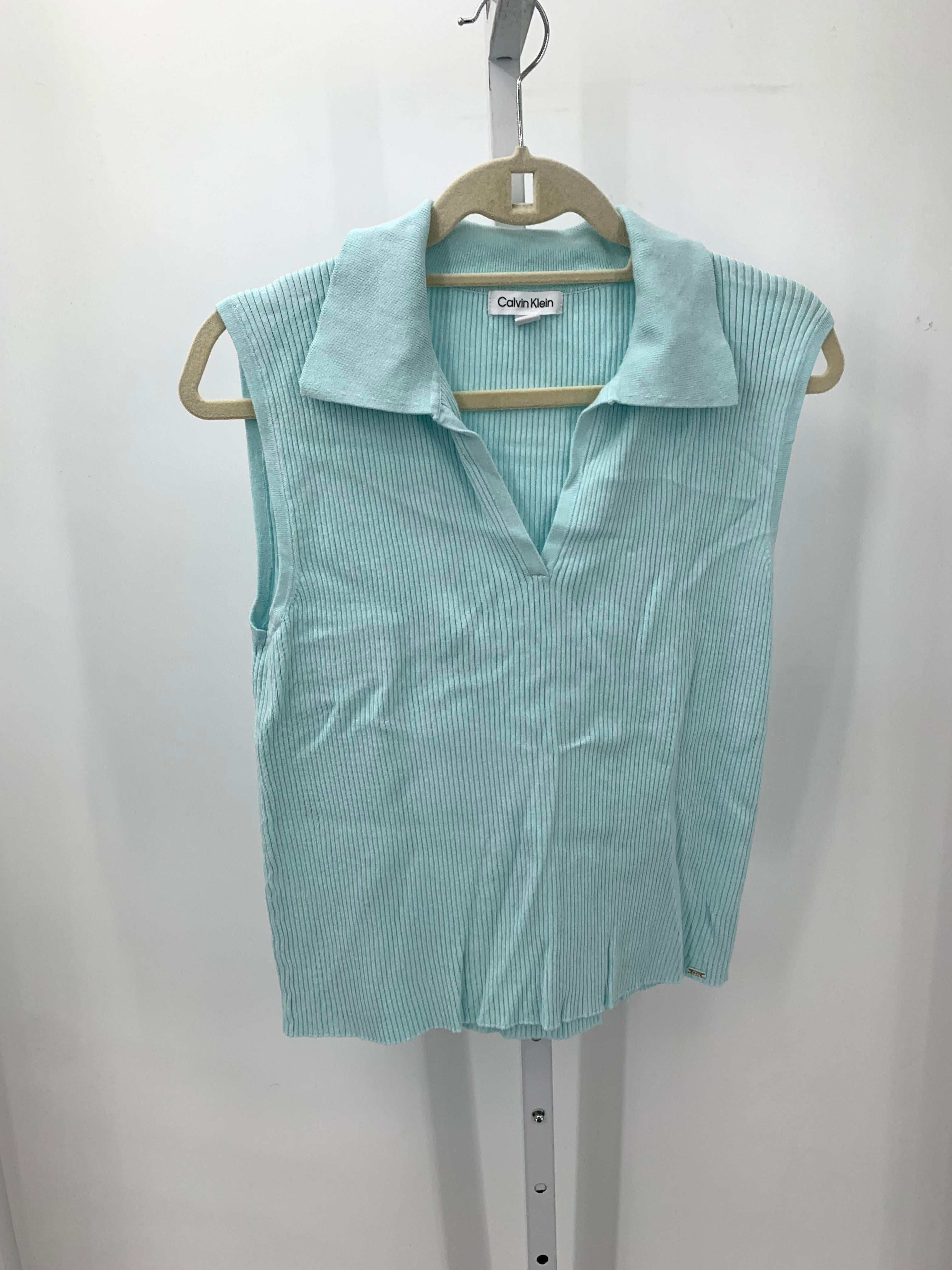 Calvin Klein Size Large Misses Sleeveless Sweater