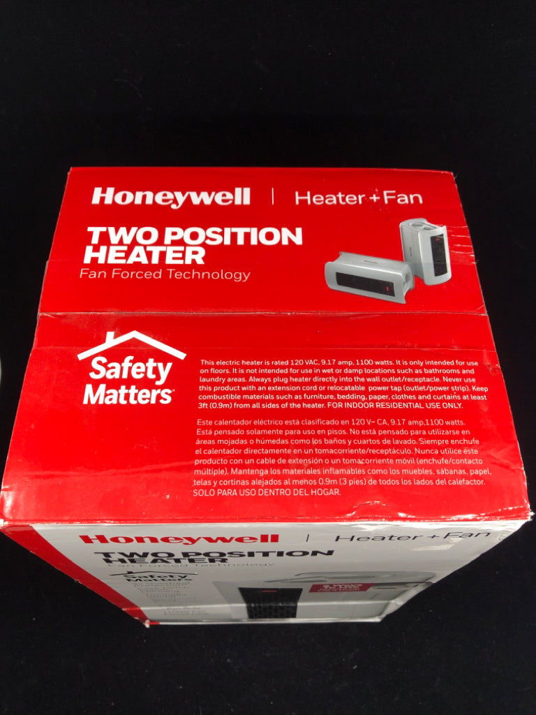 NIB HONEYWELL HEATER FAN.