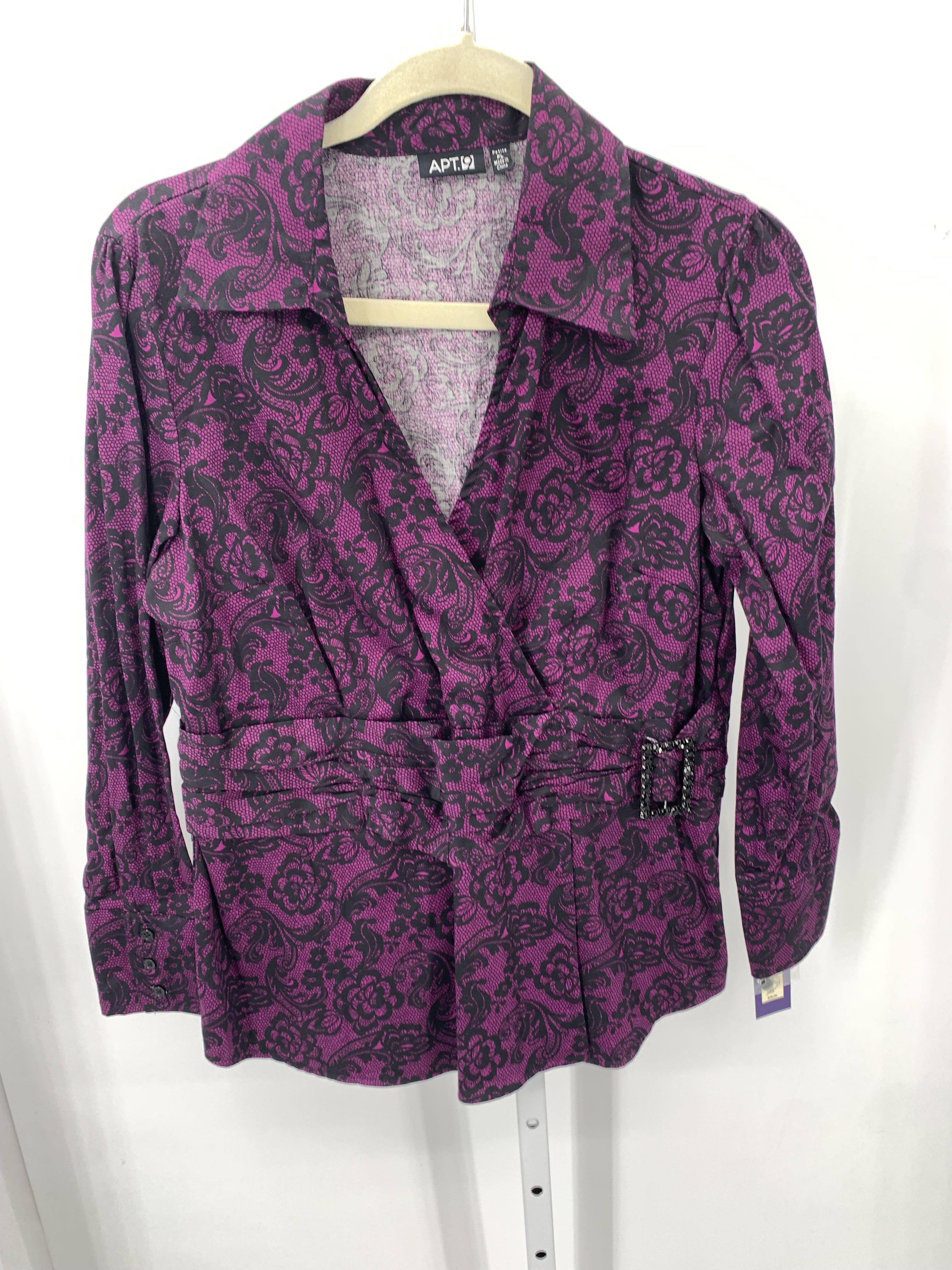 Apt. 9 Size Large Petite Petite Long Sleeve Shirt