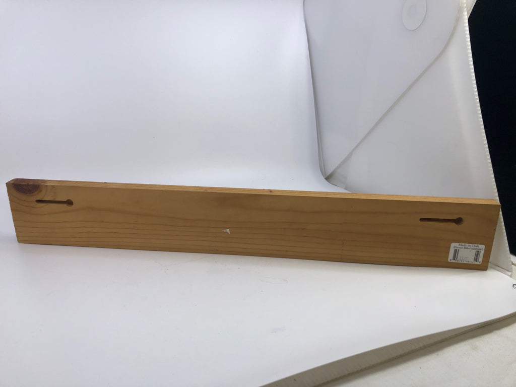 BECAUSE NICE MATTERS WOOD BLOCK.