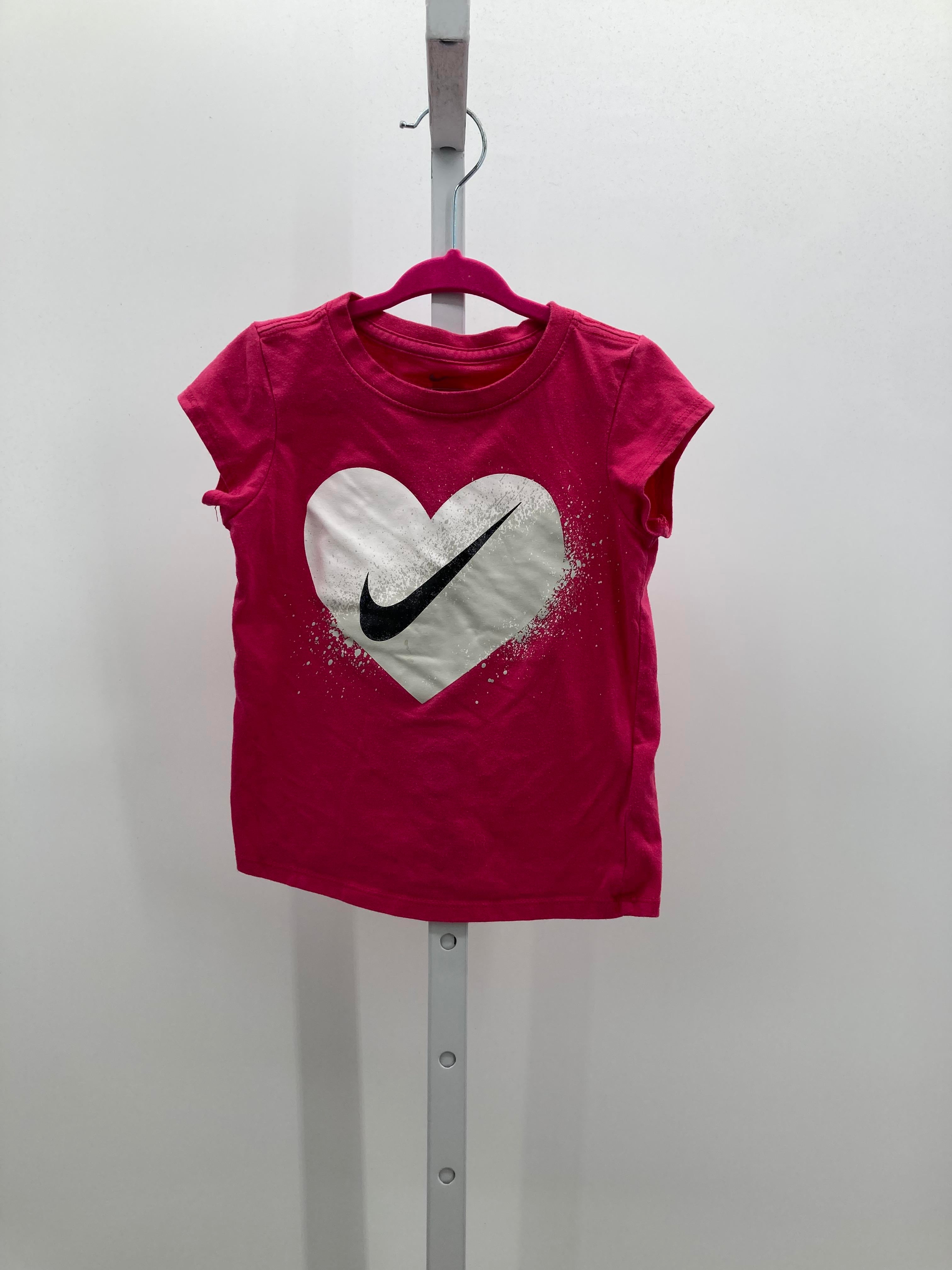 Nike Size 4 Girls Short Sleeve Shirt