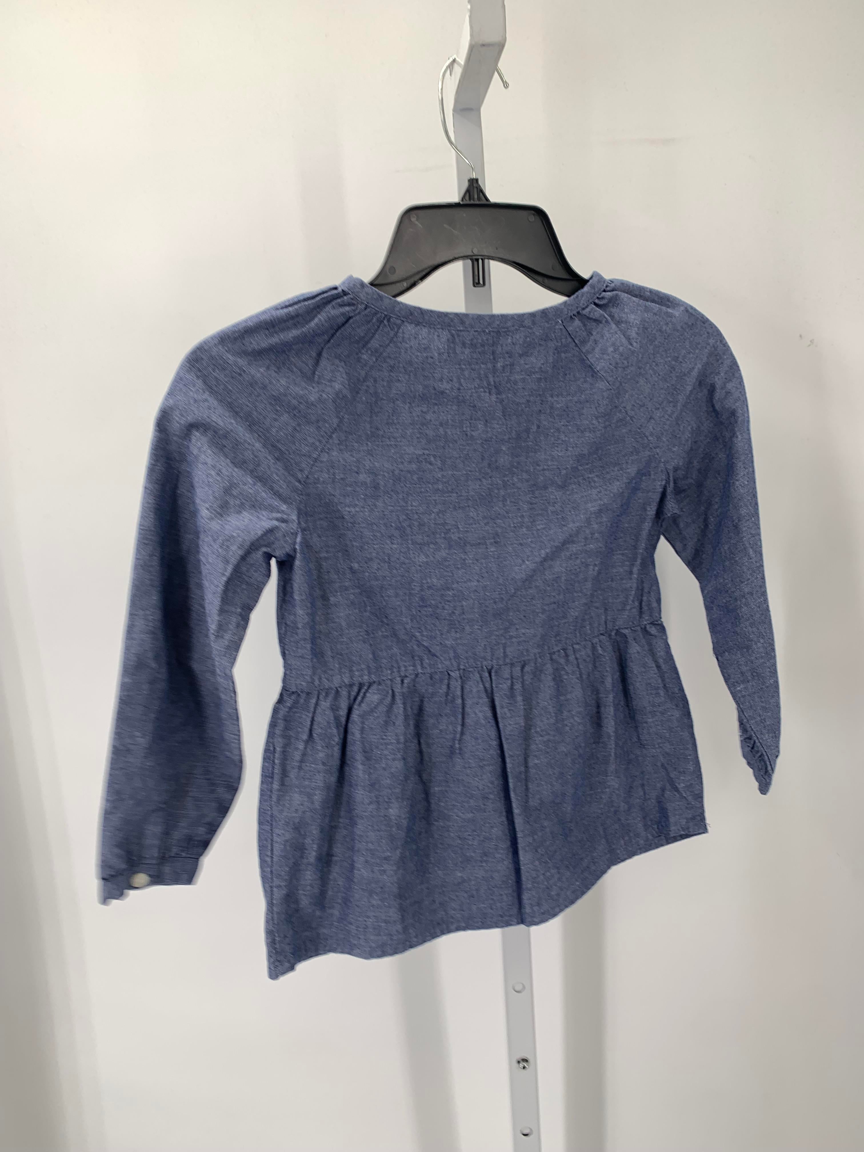Nautica Size 7 Girls Long Sleeve Shirt