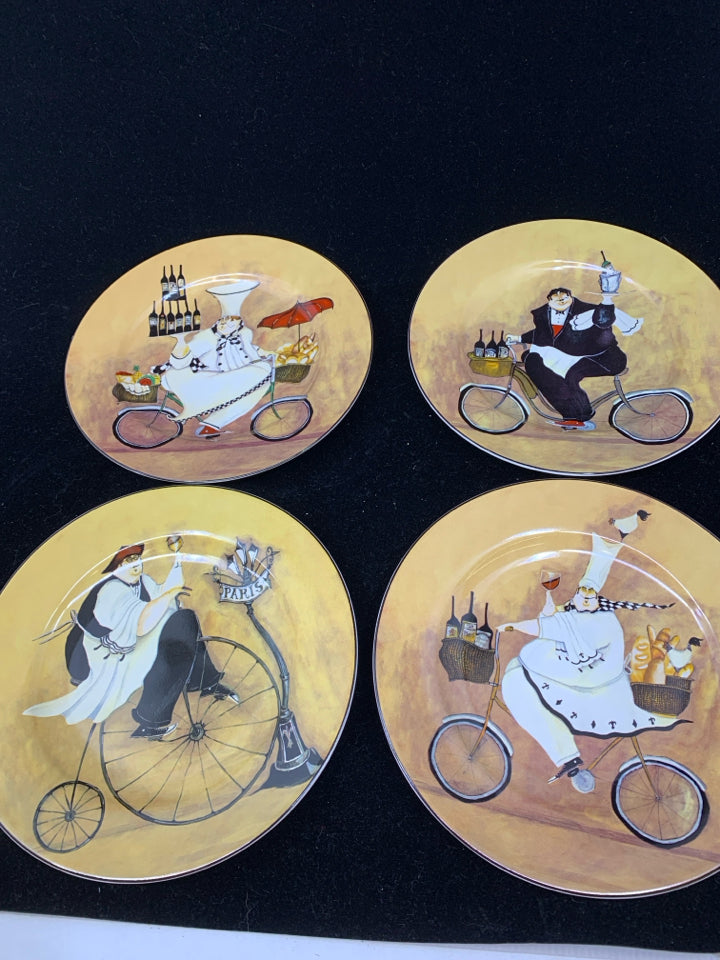 4 CHEFS TOGO SALAD/DESSERT PLATES.