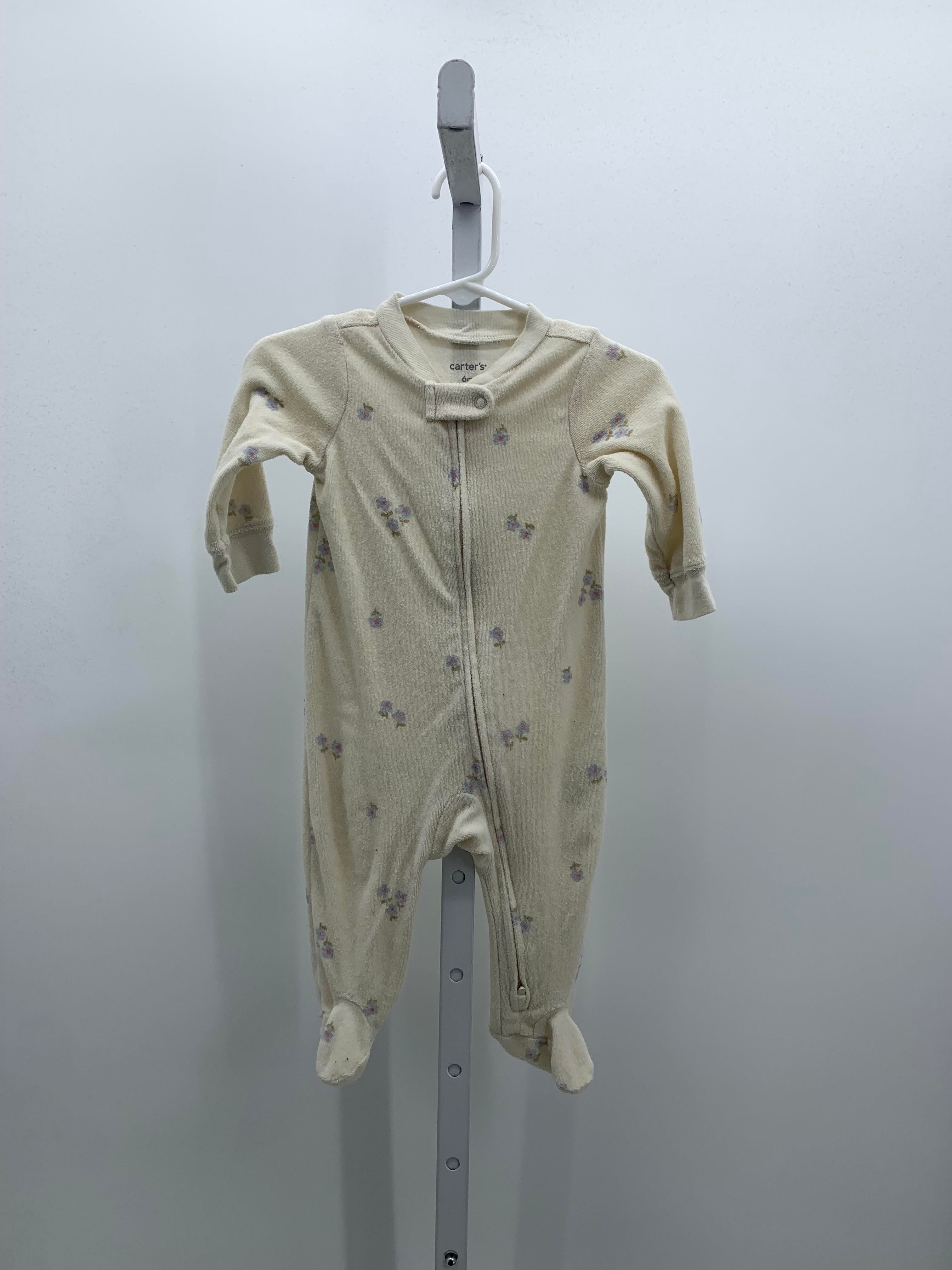 Carters Size 6 Months Girls Long Slv. Romper