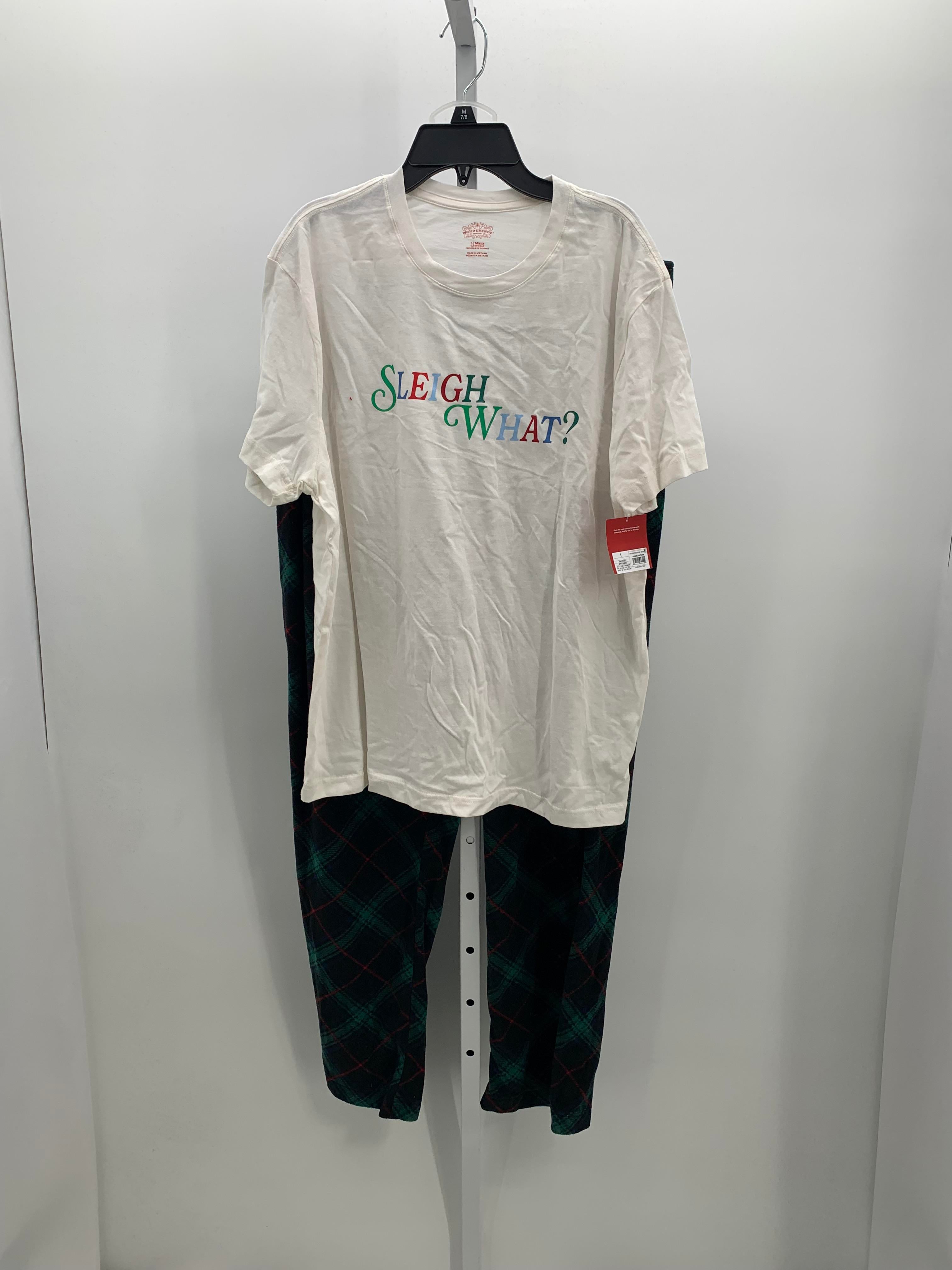 NEW SLEIGH WHAT PLAID PJS