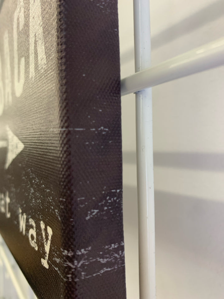 DON'T LOOK BACK- CANVAS WALL ART.