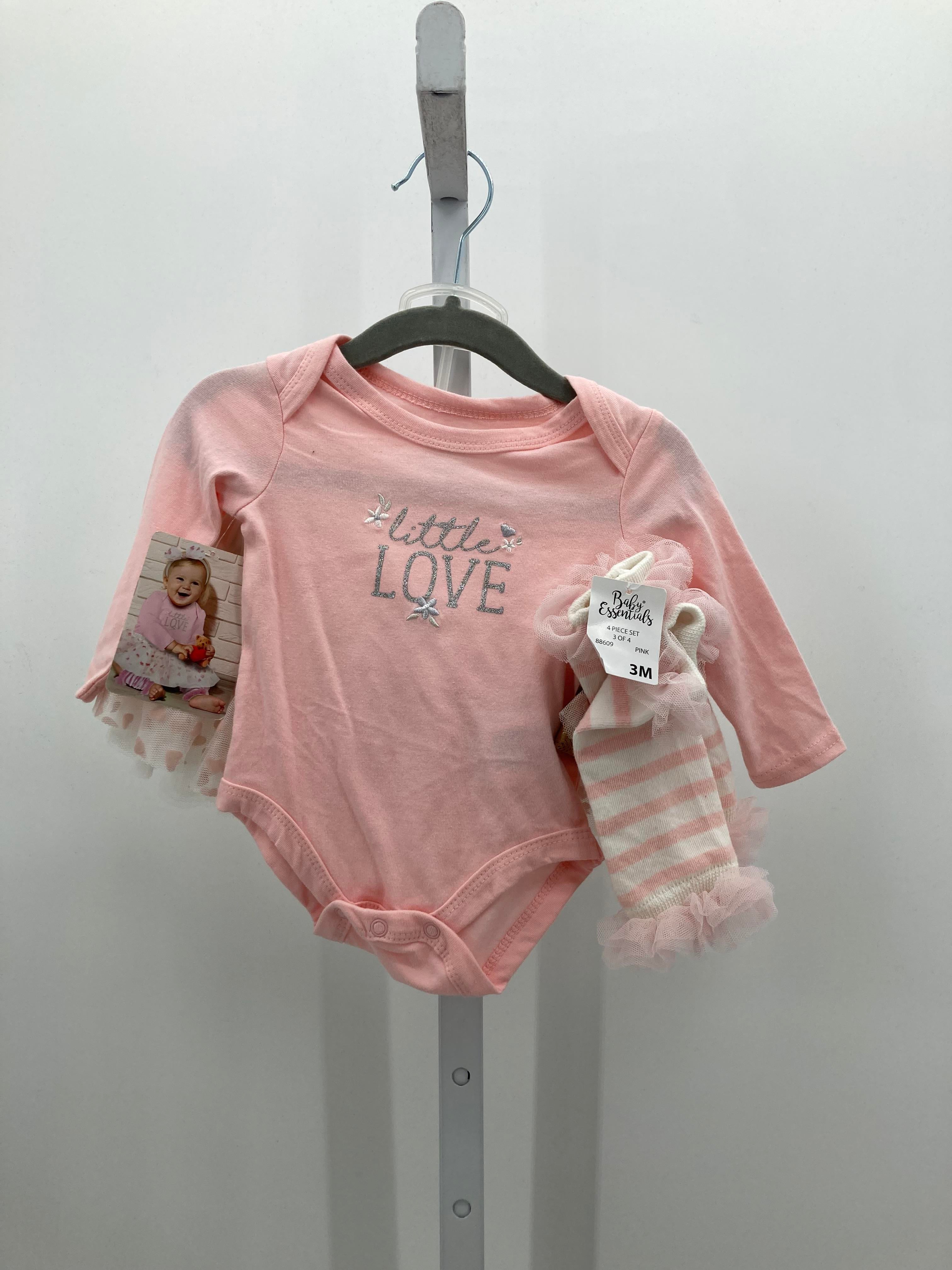 Baby Essentials Size 3 Months Girls 2 Pieces