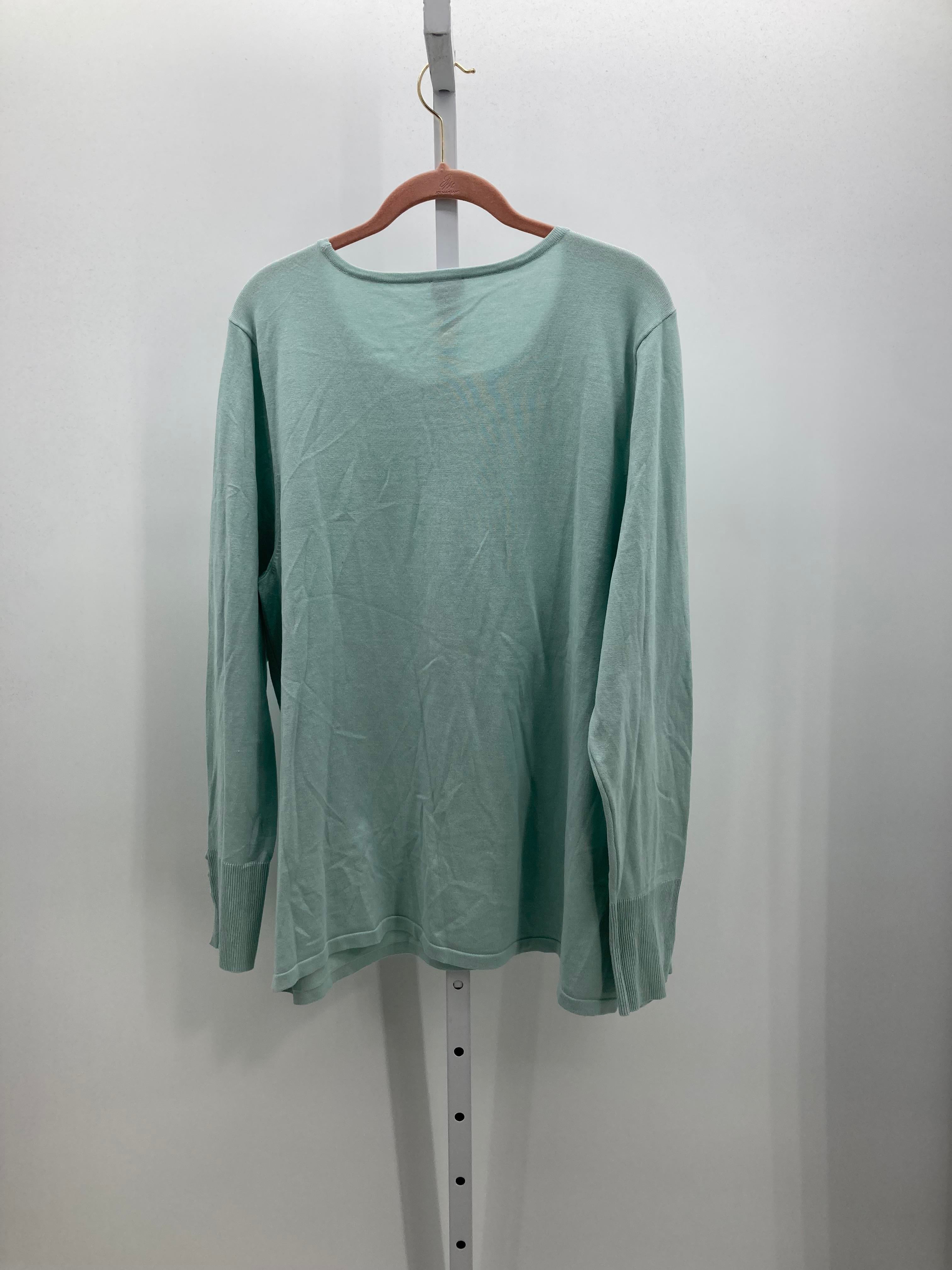 Chico's Size XXL Misses Long Sleeve Shirt