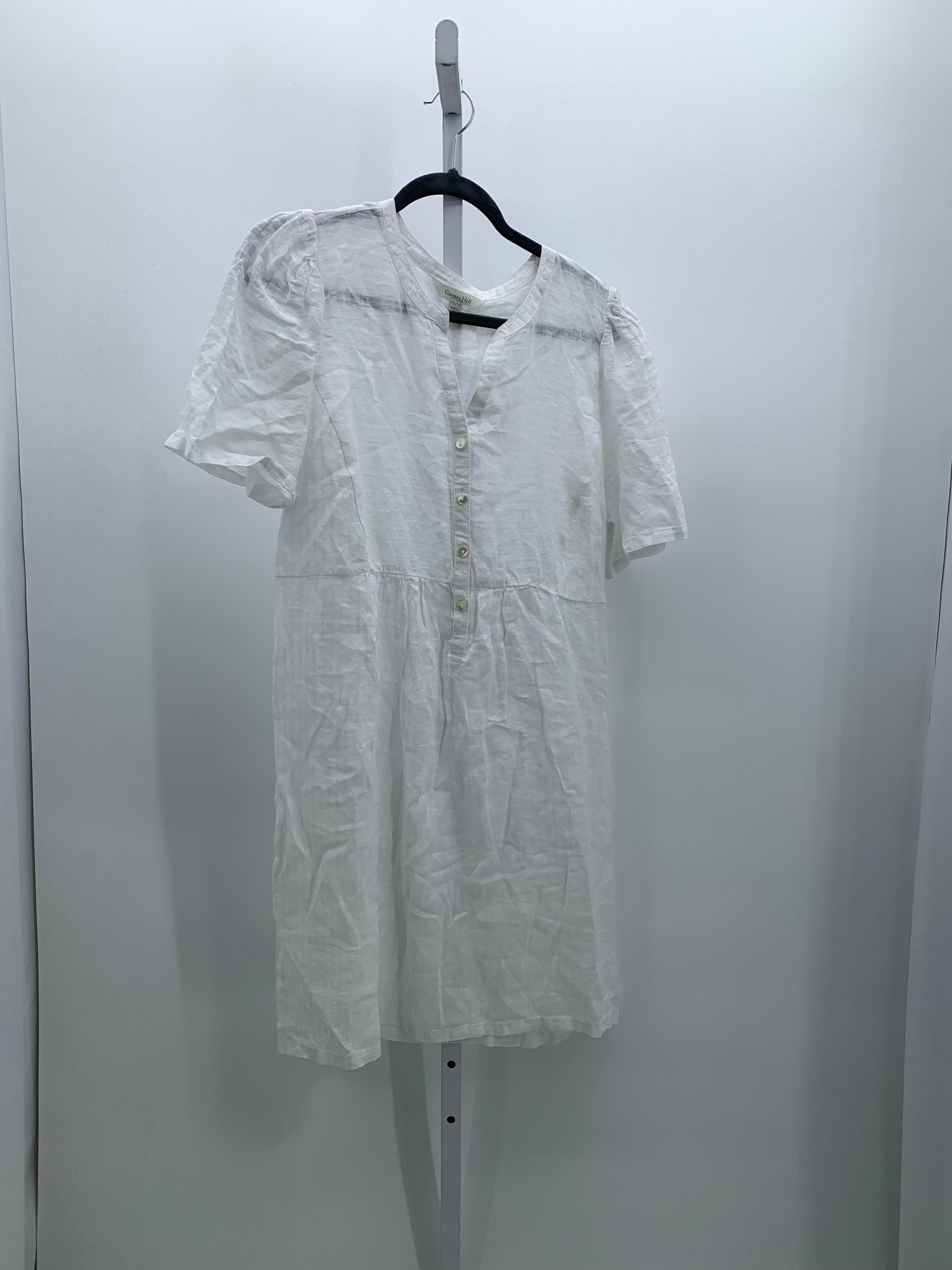 Garnet Hill Size Large Misses Short Sleeve Dress