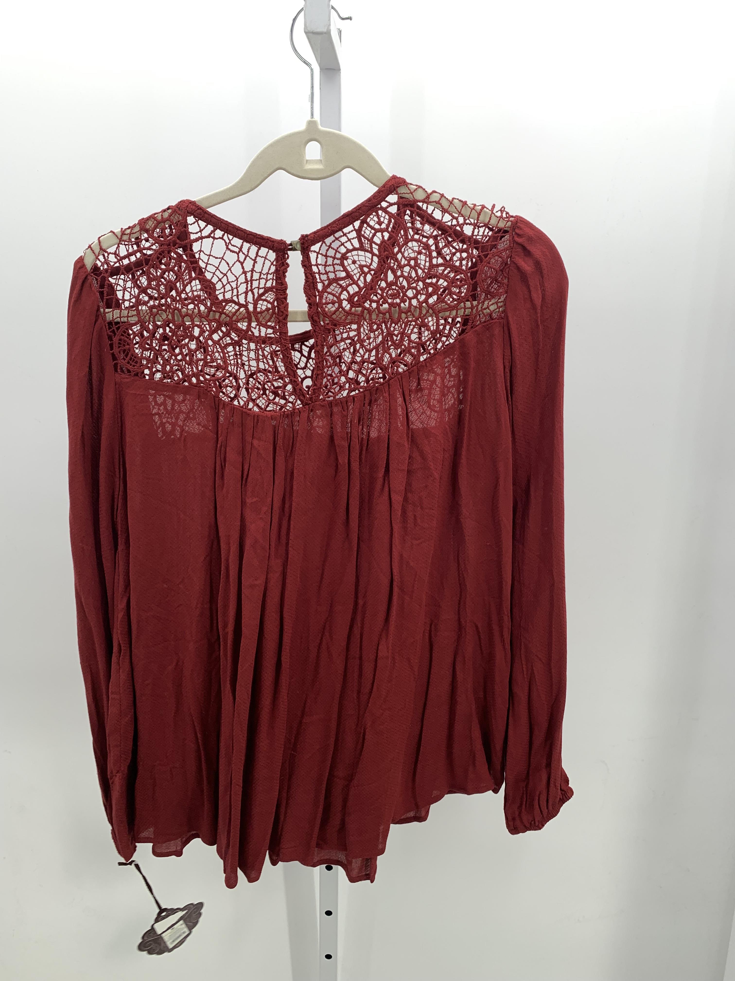 Knox Rose Size Medium Misses Long Sleeve Shirt