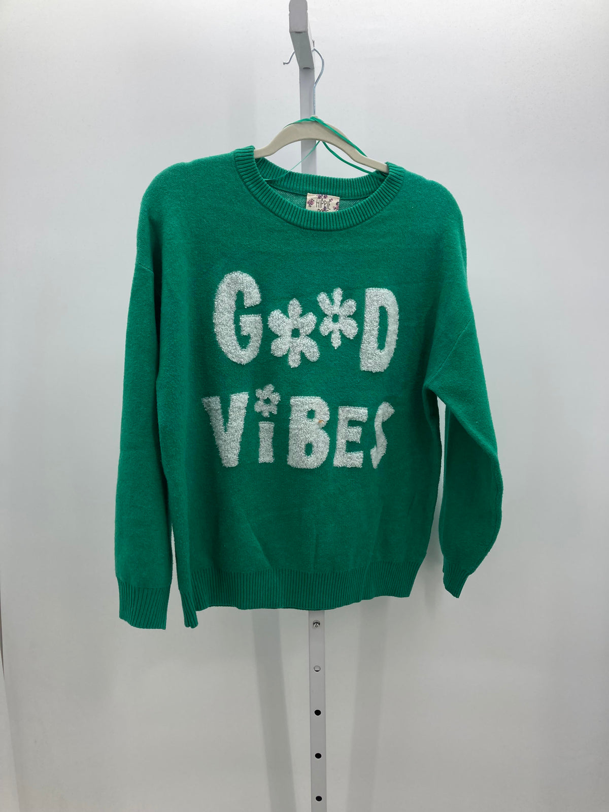 Hippie Rose Size Medium Juniors Long Sleeve Sweater