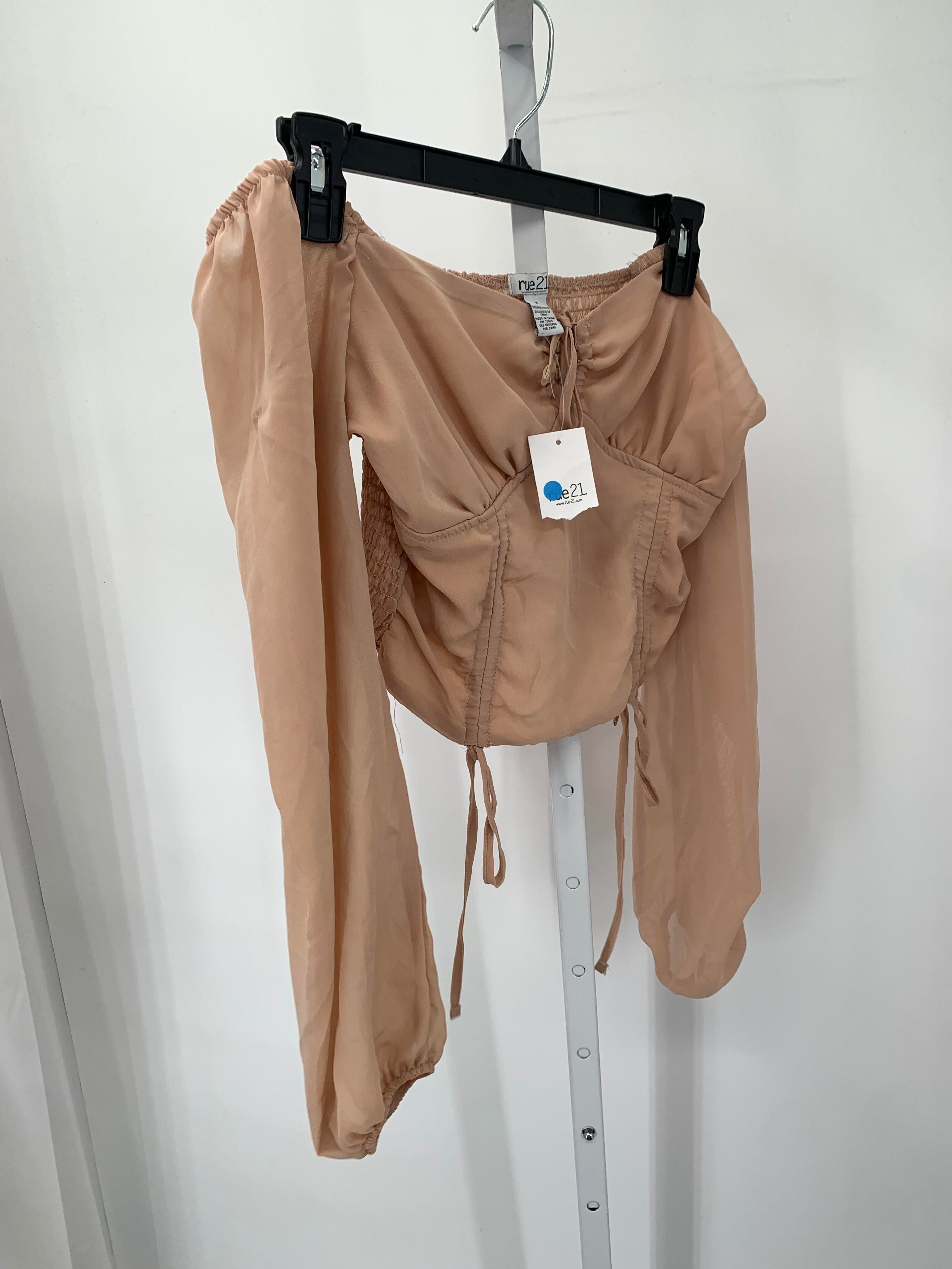 rue21 Size Medium Juniors Long Sleeve Shirt