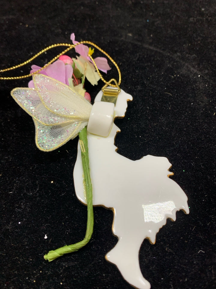 THE MALLOW FAIRY PORCELAIN ORNAMENT.