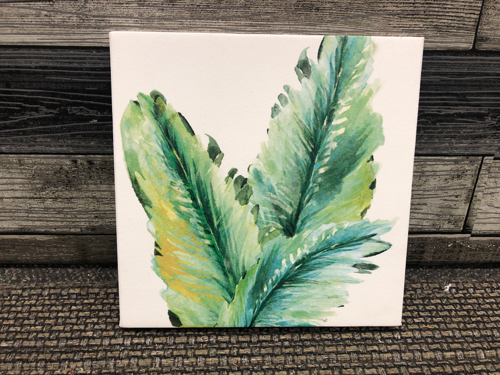 LEAVES CANVAS WALL ART.