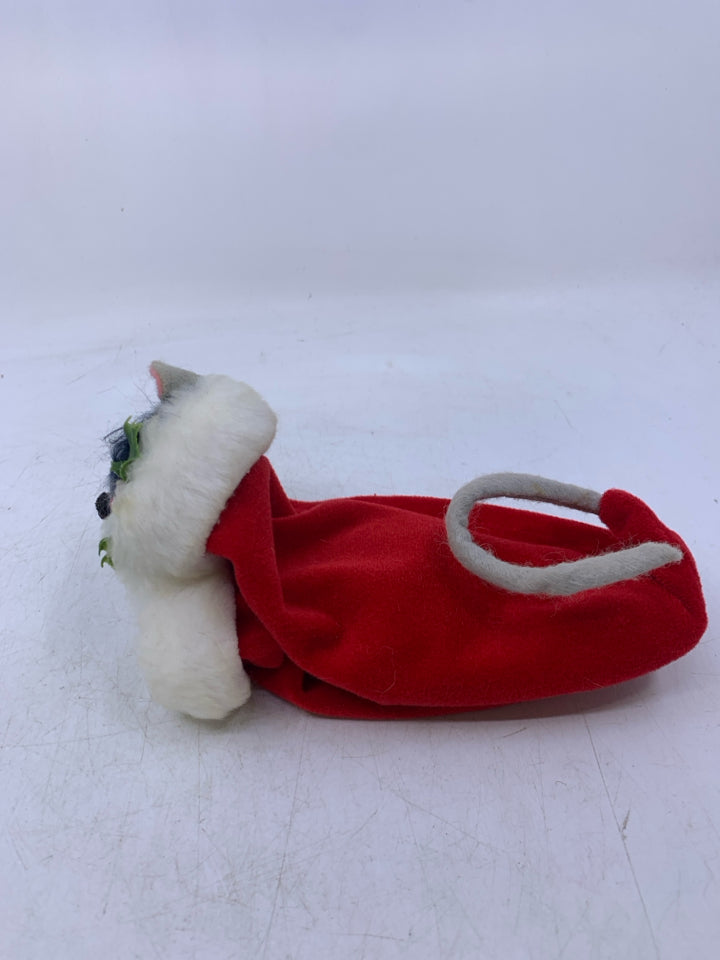 ANNALEE MOUSE IN SANTA HAT-1995