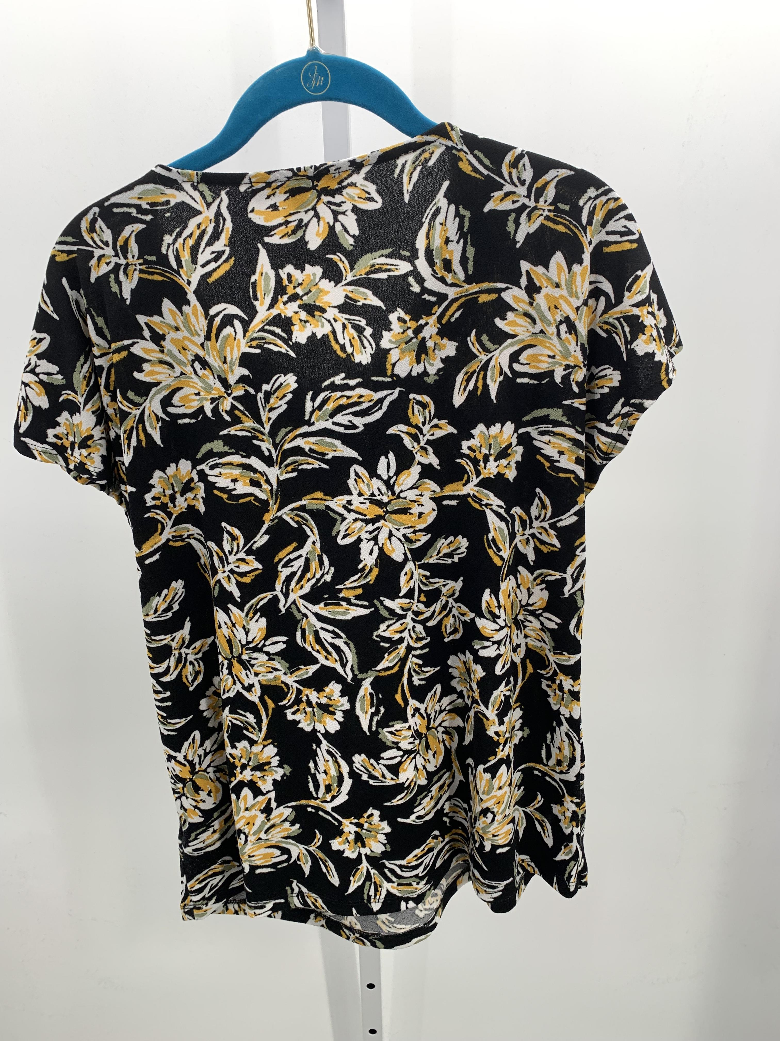 Adrienne Vittadini Size Small Misses Short Sleeve Shirt