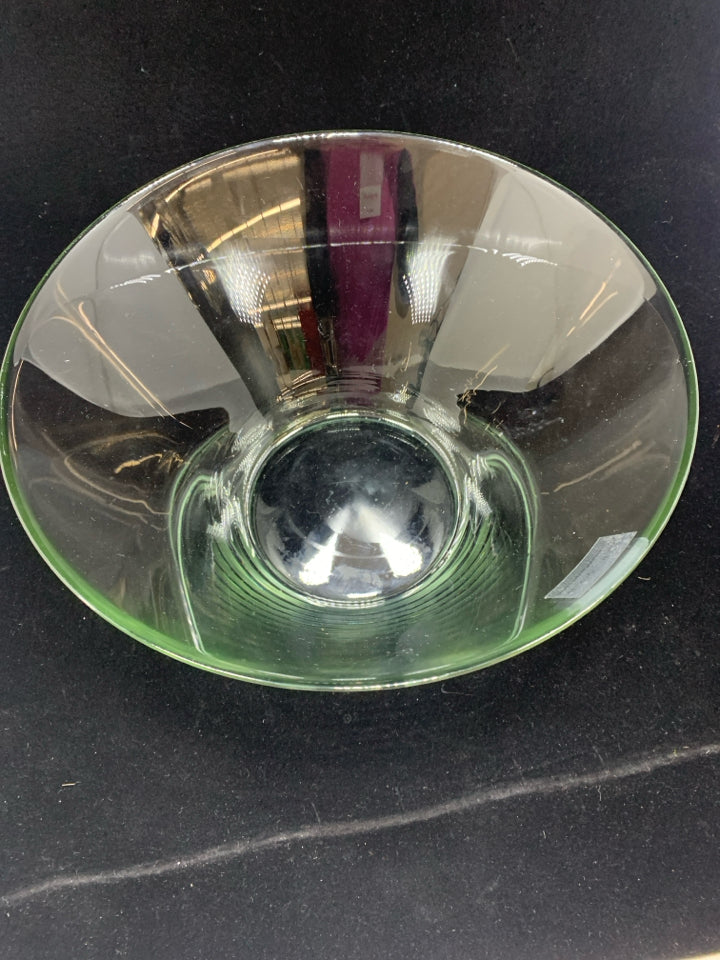 K/M HAGBERG GLASS FLARE BOWL.