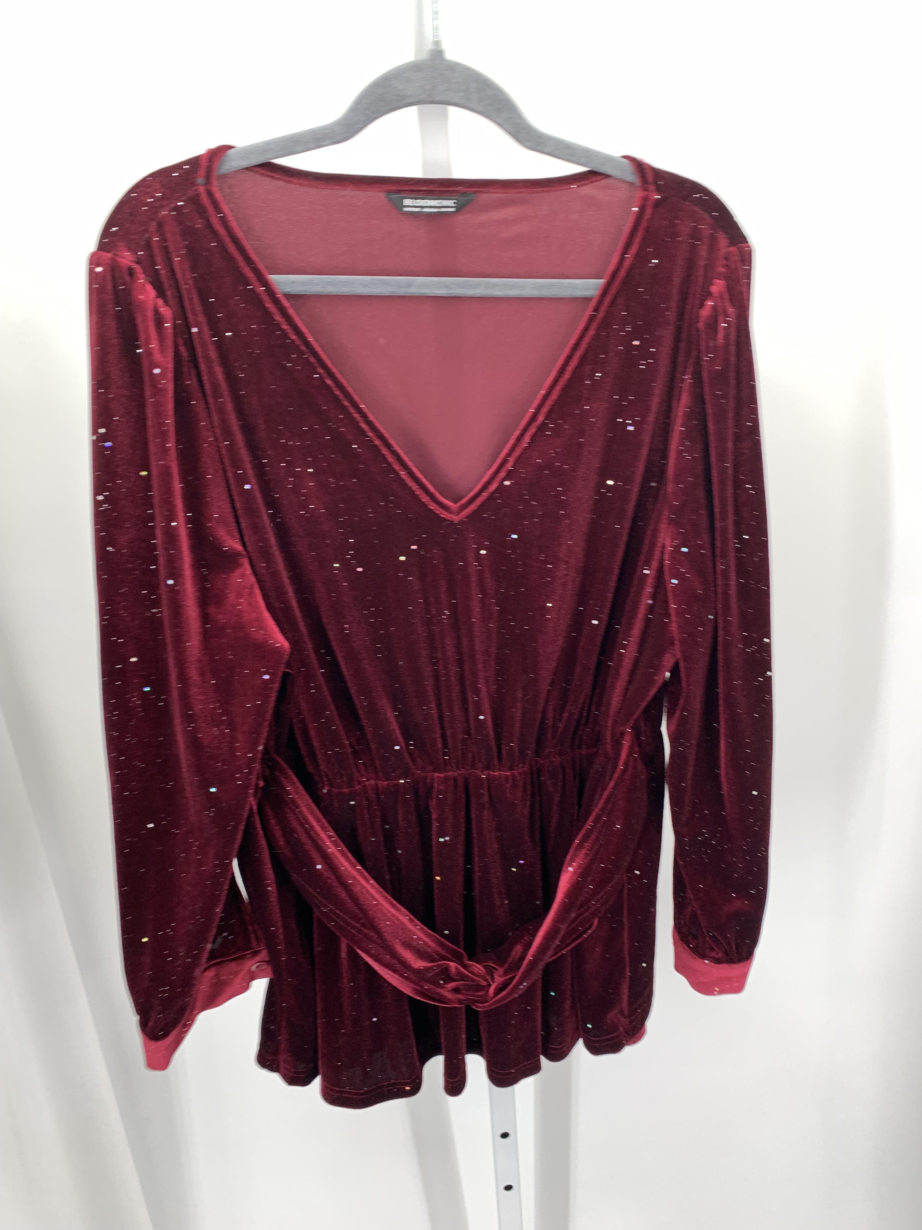 Size 18/20 W Womens Long Sleeve Shirt