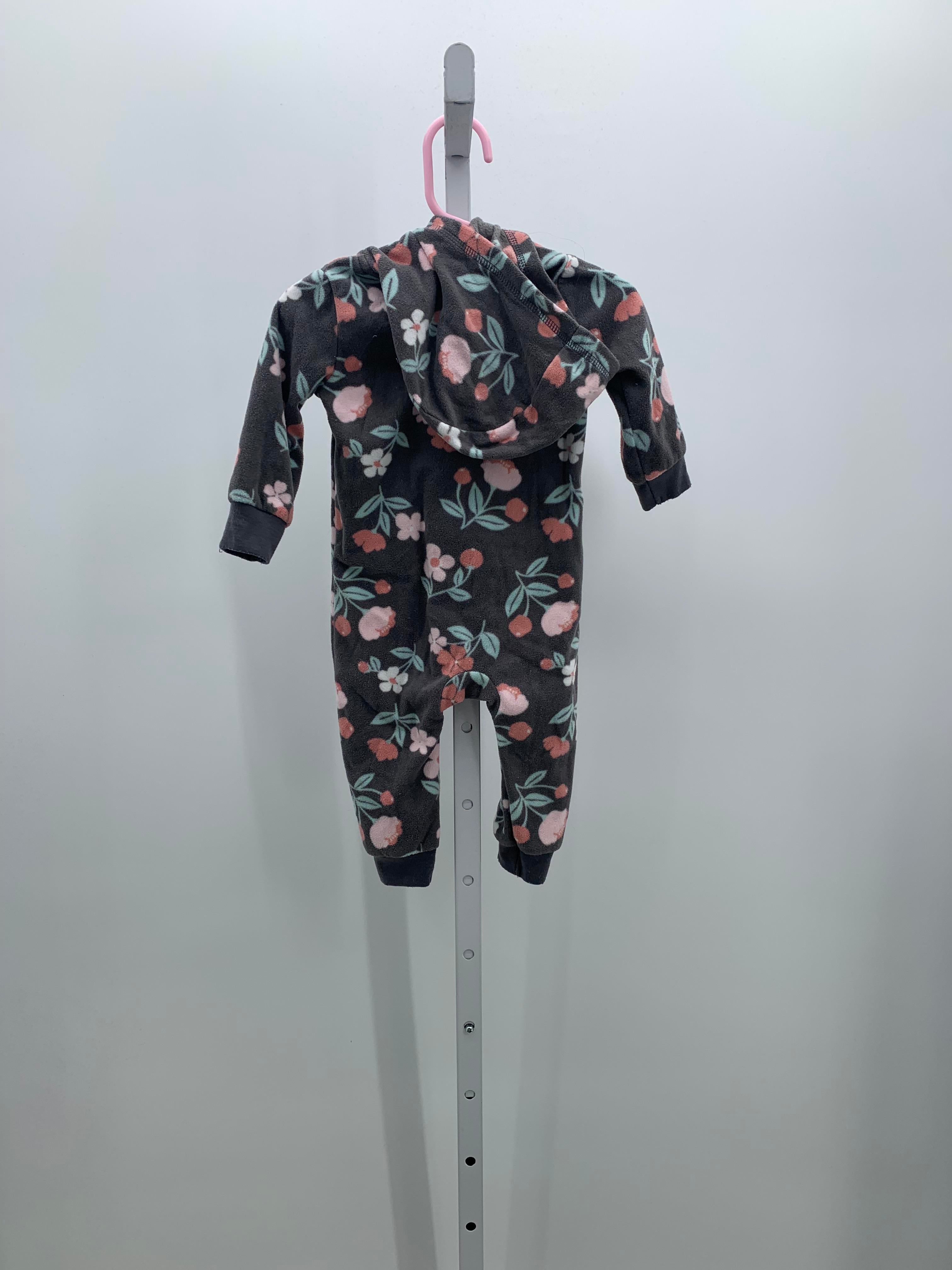 Carters Size 9 Months Girls Long Slv. Romper