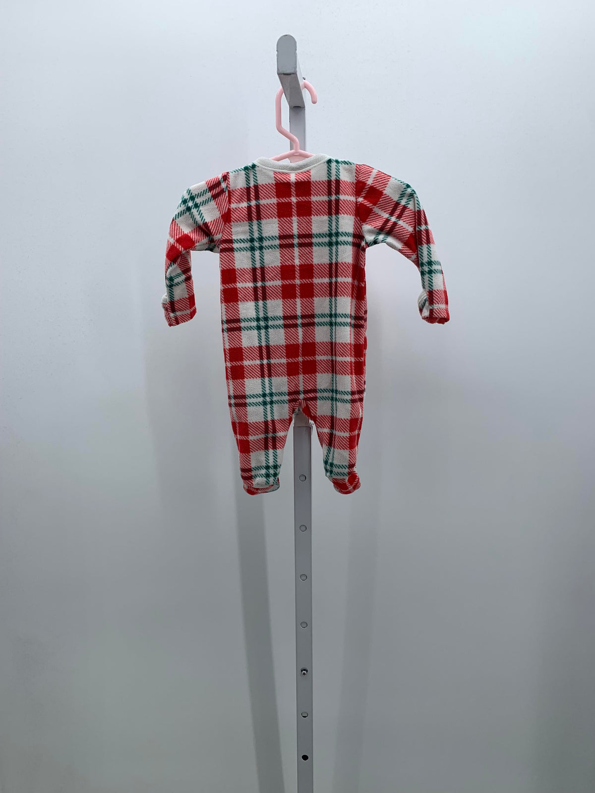 RED GREEN PLAID FLEECE